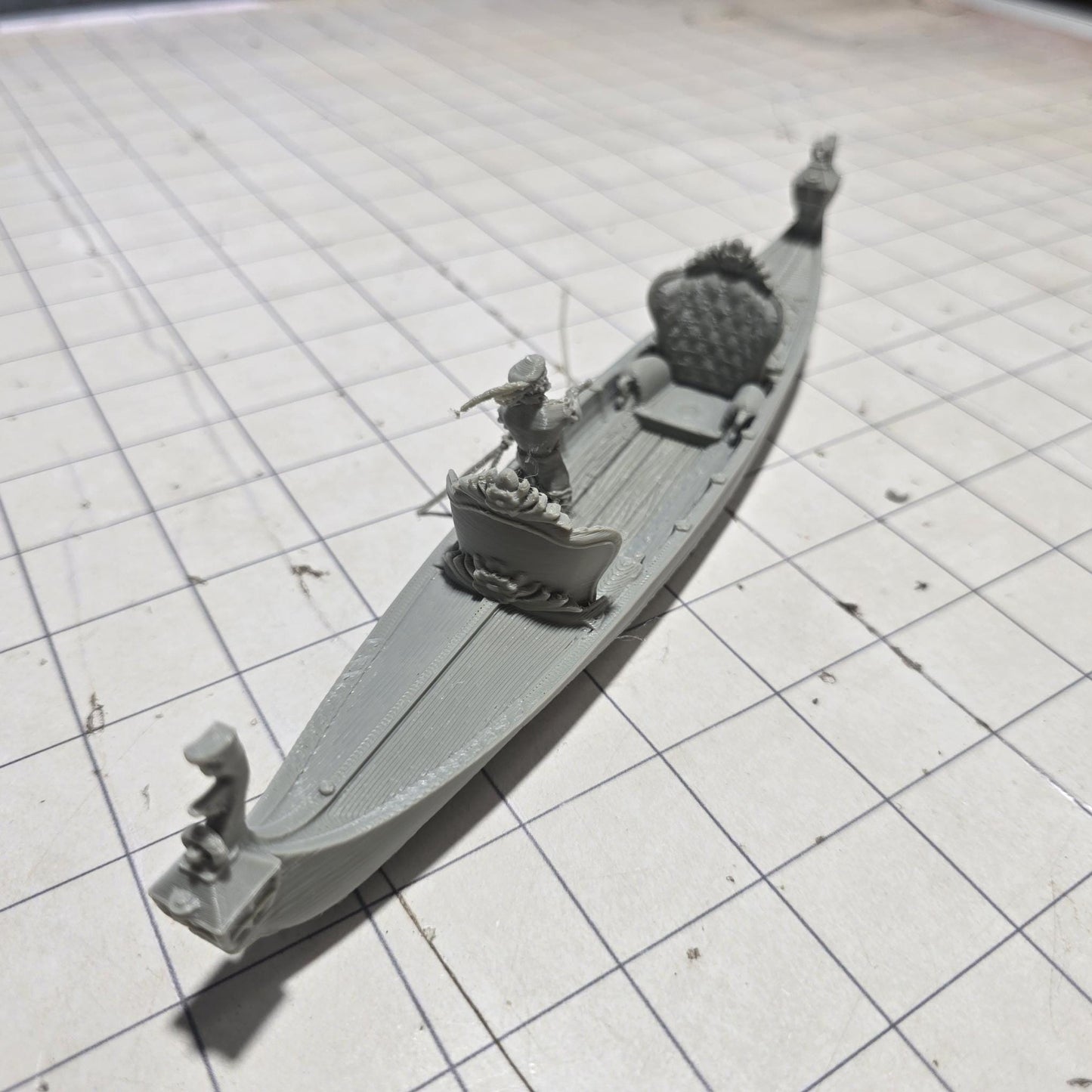 Gondola di Lusso: Renaissance Luxury Gondola 28MM Tabletop Terrain, Model Railroading, Gaming