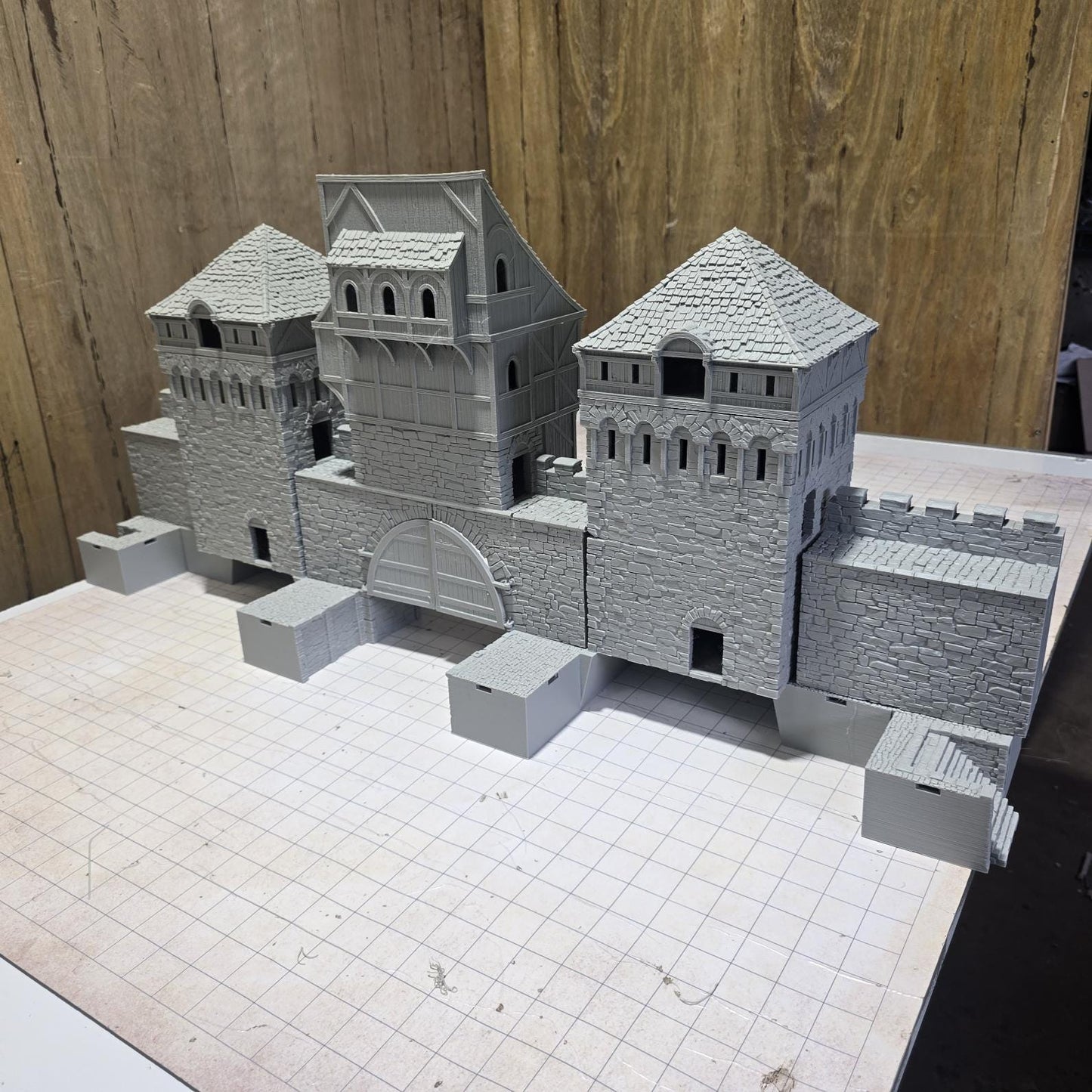 Ancrabourg City Gate and Walls, Port walls, Port Royal, Skirmish, D&D Terrain, Tabletop Terrain
