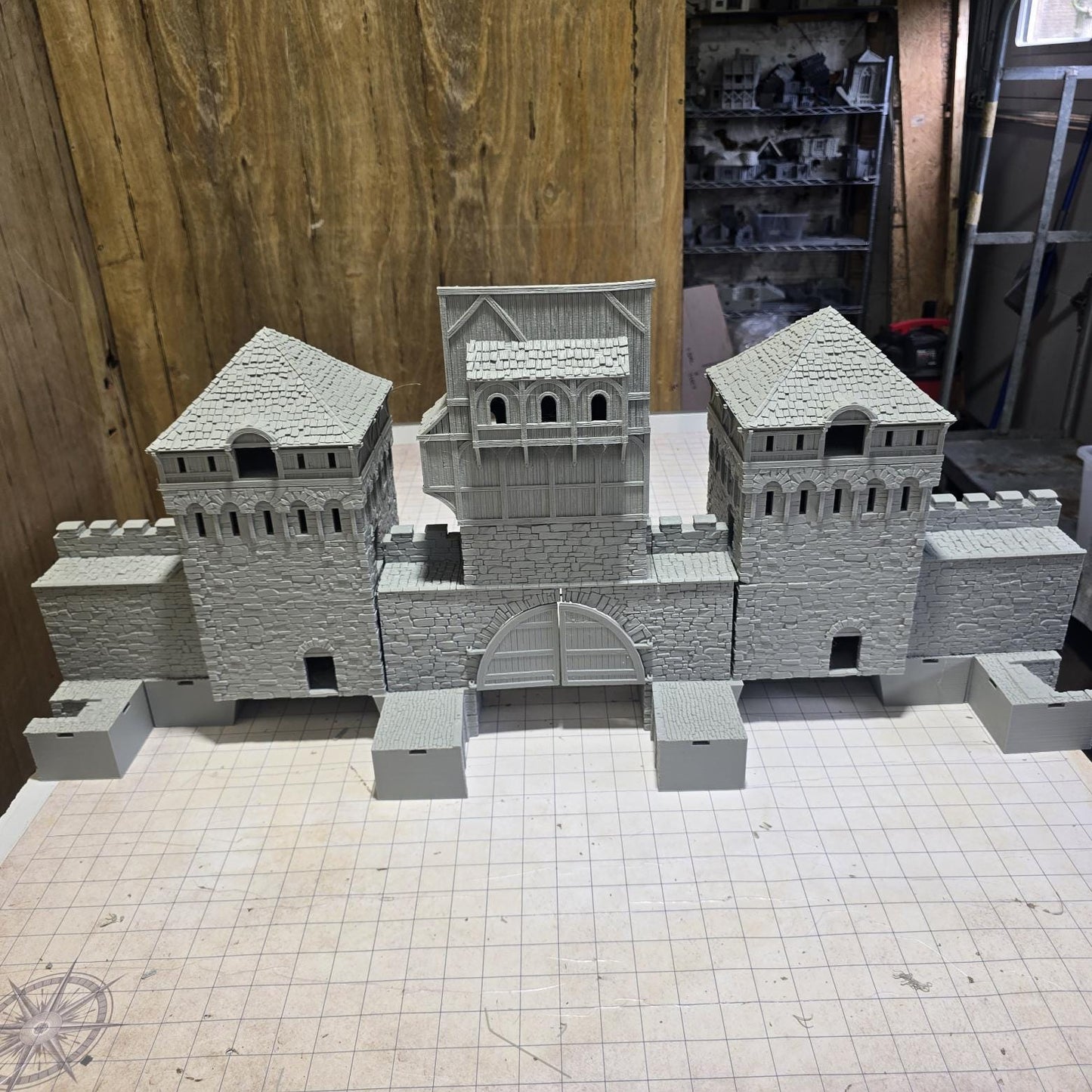 Ancrabourg City Gate and Walls, Port walls, Port Royal, Skirmish, D&D Terrain, Tabletop Terrain