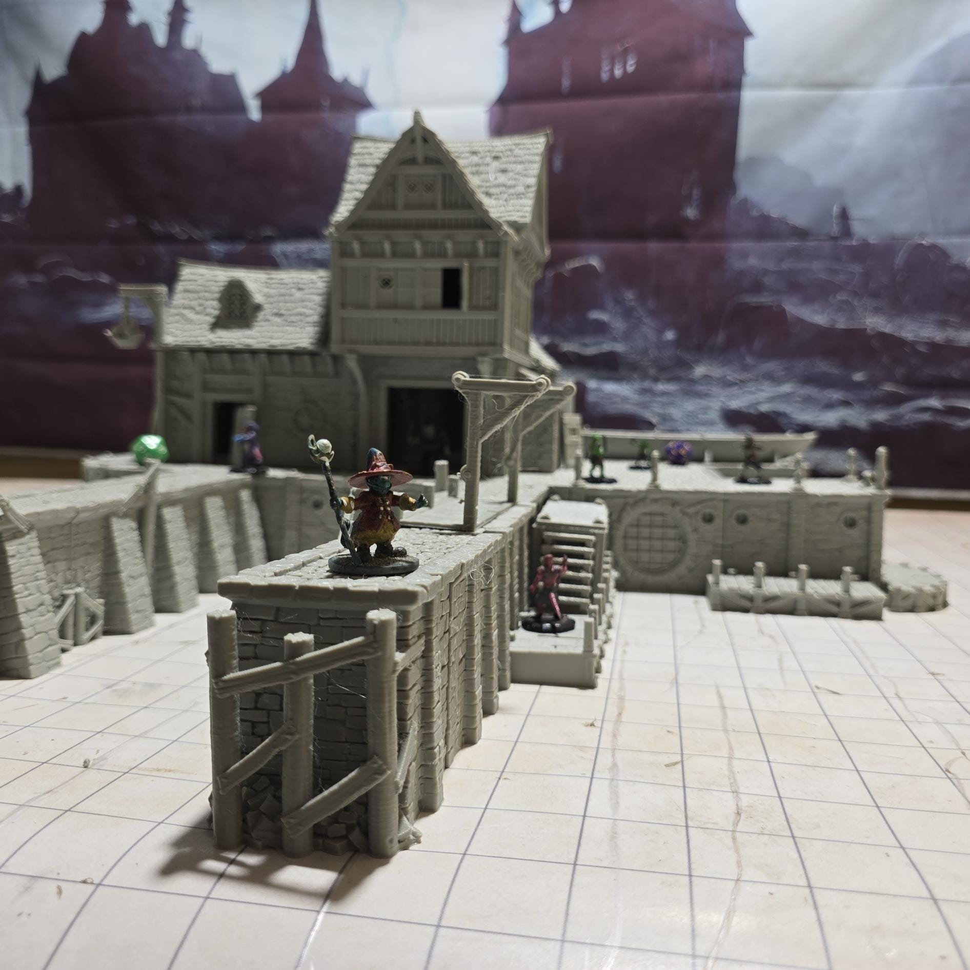 Ancrabourg Shipyard for Tabletop Wargaming - Shipwright and Dockyard Terrain