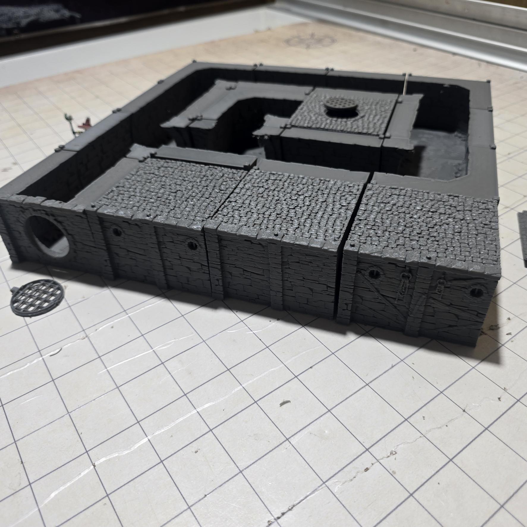 Quay Wall & Dock System Add-ons, Ancrabourg cobblestone streets, 28mm,32mm