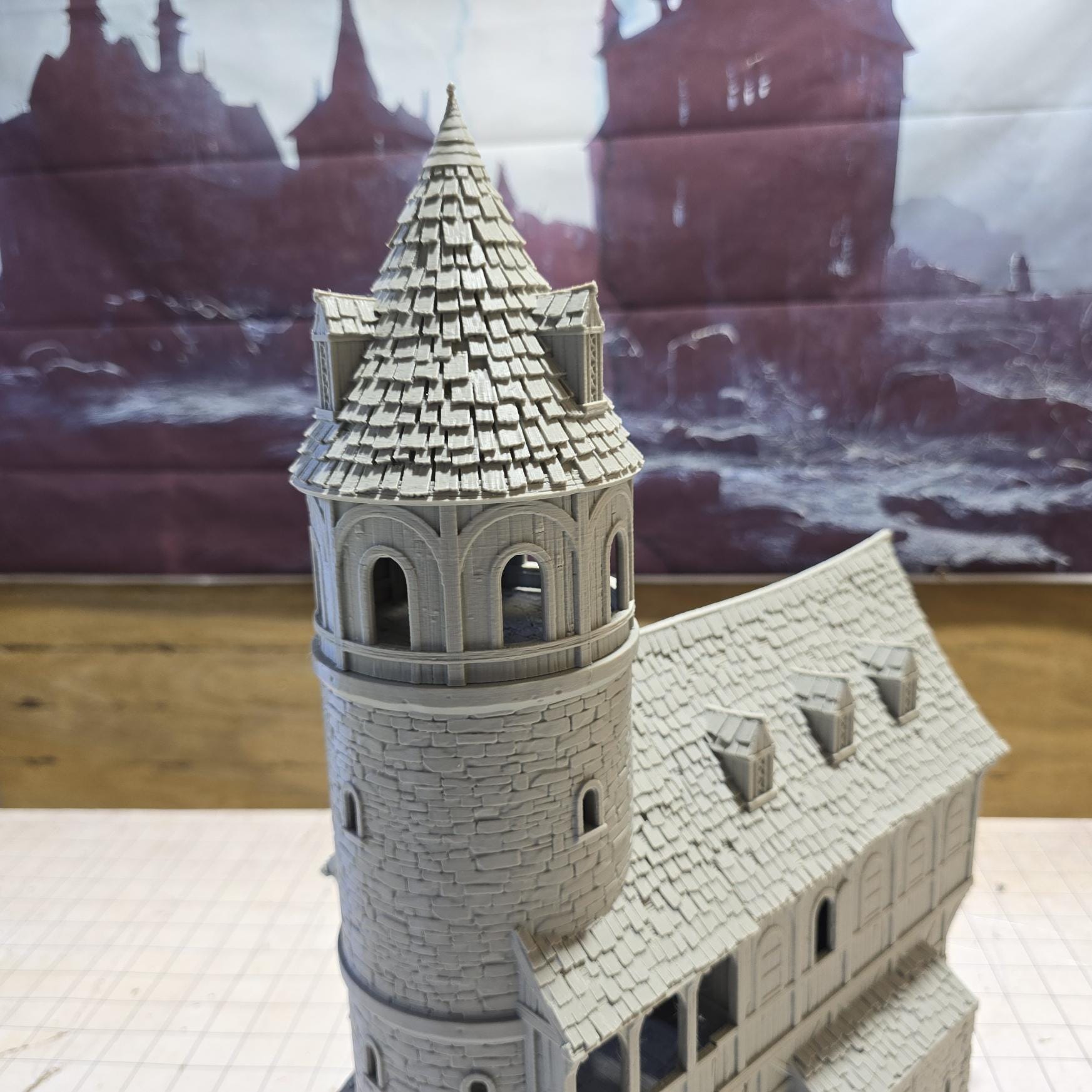 Ancrabourg Mayors House, city mansion, Port Mayor, Mayors Mansion Port Royal, Skirmish, D&D Terrain, Tabletop Terrain