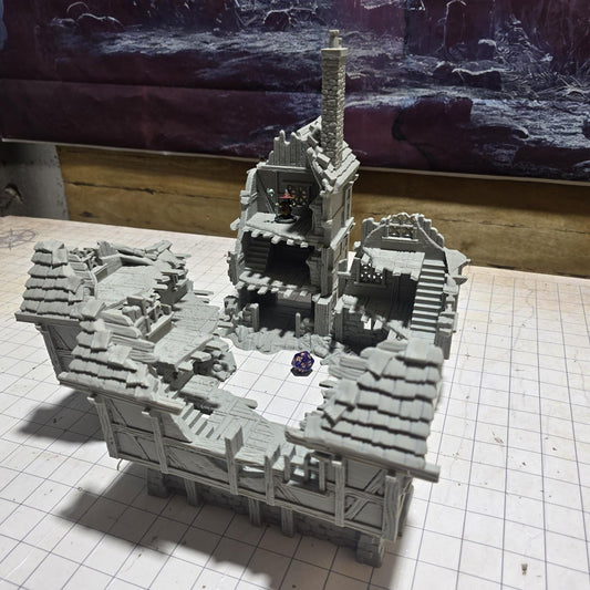 Barrenfall Manor Ruins - 28mm, Darkrealms