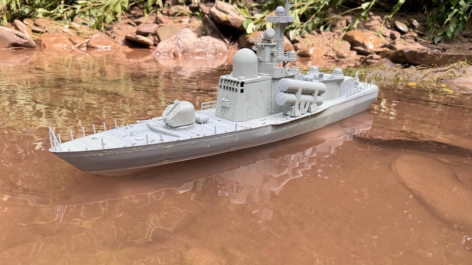 Tarantul class Corvette, Missile Corvette, patrol boat, Russian navy, Soviet, Navy, Ship, Attack boat, Hollow interior.