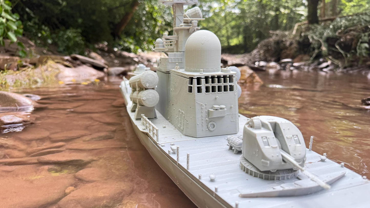 Tarantul class Corvette, Missile Corvette, patrol boat, Russian navy, Soviet, Navy, Ship, Attack boat, Hollow interior.
