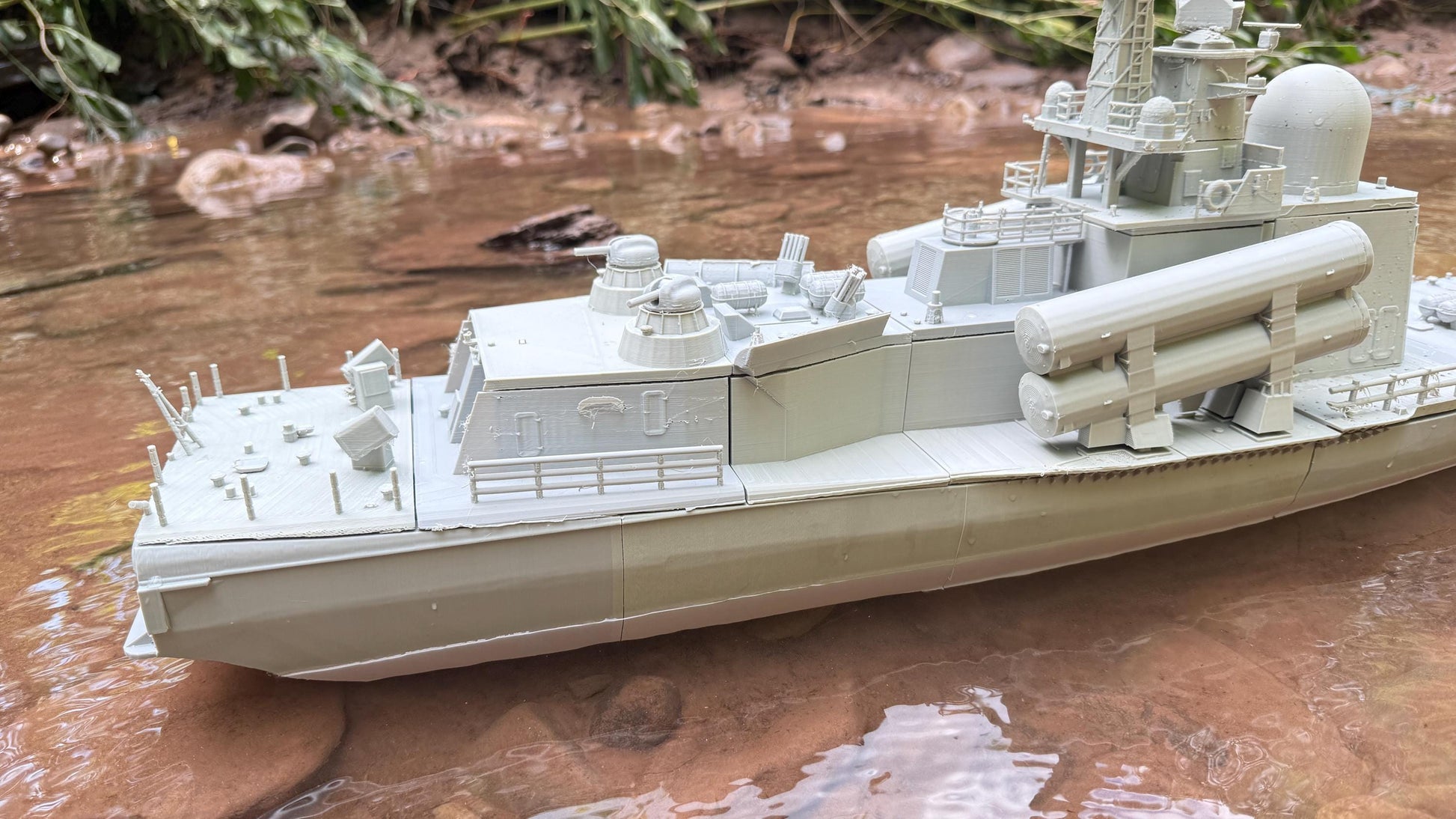 Tarantul class Corvette, Missile Corvette, patrol boat, Russian navy, Soviet, Navy, Ship, Attack boat, Hollow interior.