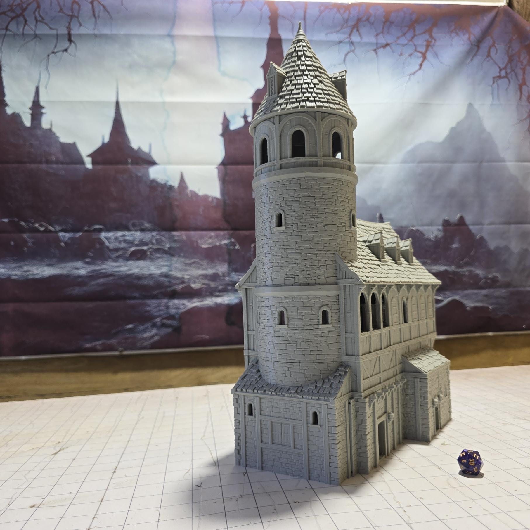 Ancrabourg Mayors House, city mansion, Port Mayor, Mayors Mansion Port Royal, Skirmish, D&D Terrain, Tabletop Terrain