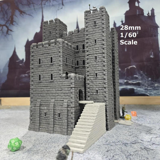 Old Norman Keep, 6 Levels, Keep, Castle, Defense, dungeons and dragons