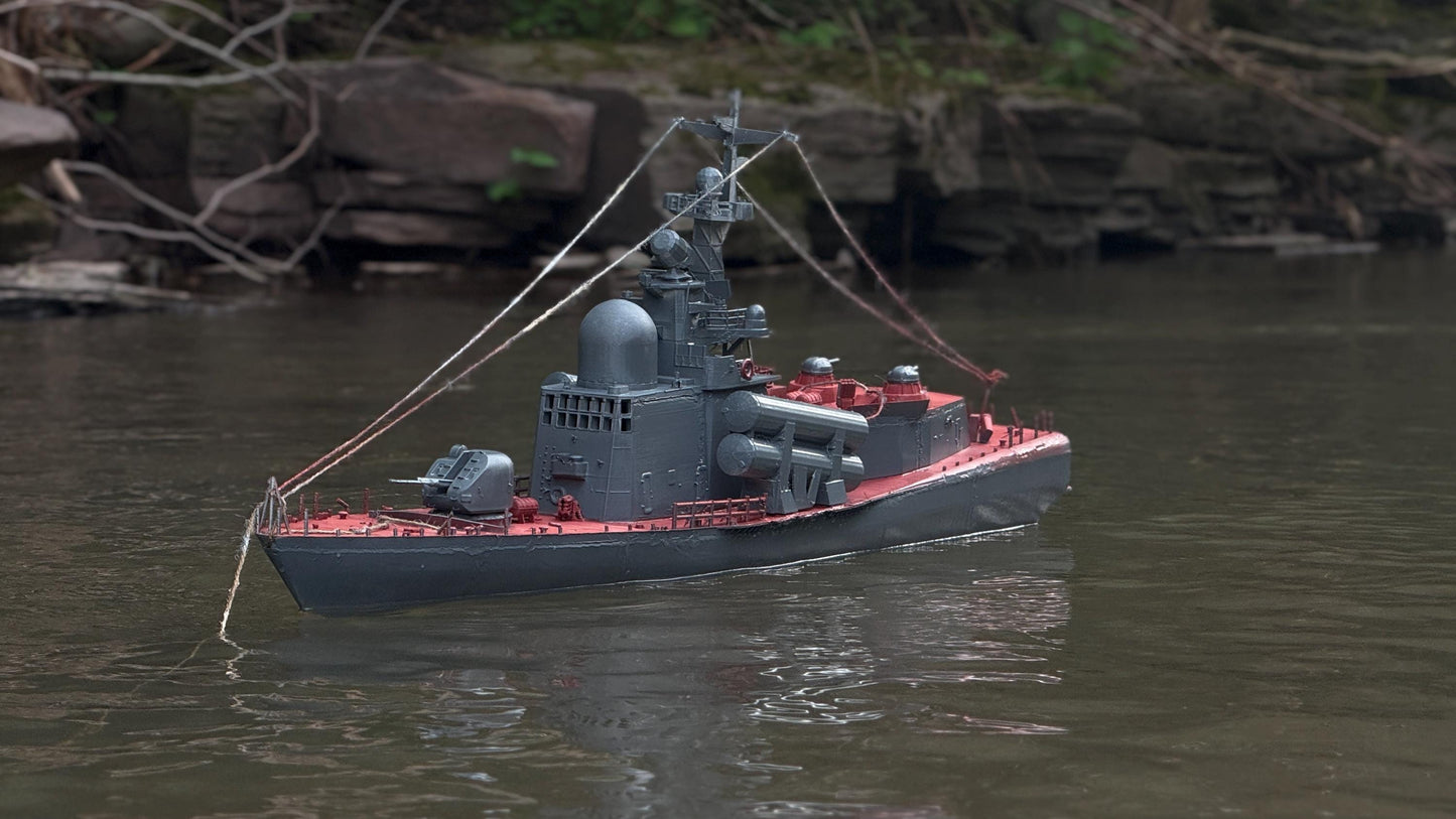 Tarantul class Corvette, Missile Corvette, patrol boat, Russian navy, Soviet, Navy, Ship, Attack boat, Hollow interior.
