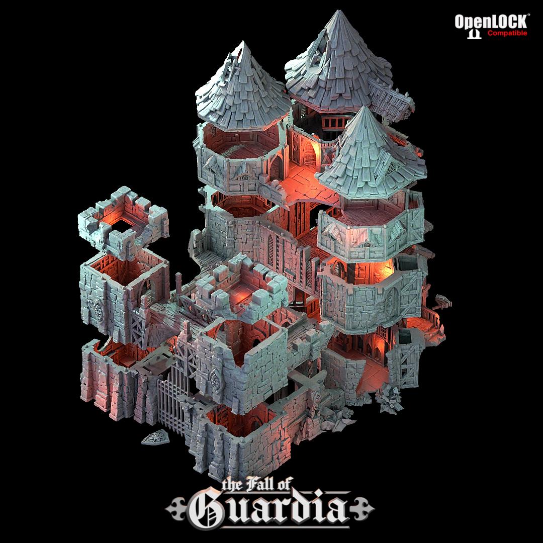 The twin towers of the Merchants Gate once welcomed caravans and nobles alike—now, their splintered walls bear the scars of siege and flame. Rubble chokes the path where gold once flowed, and the wind whispers through hollowed halls. What remains behind the gate?