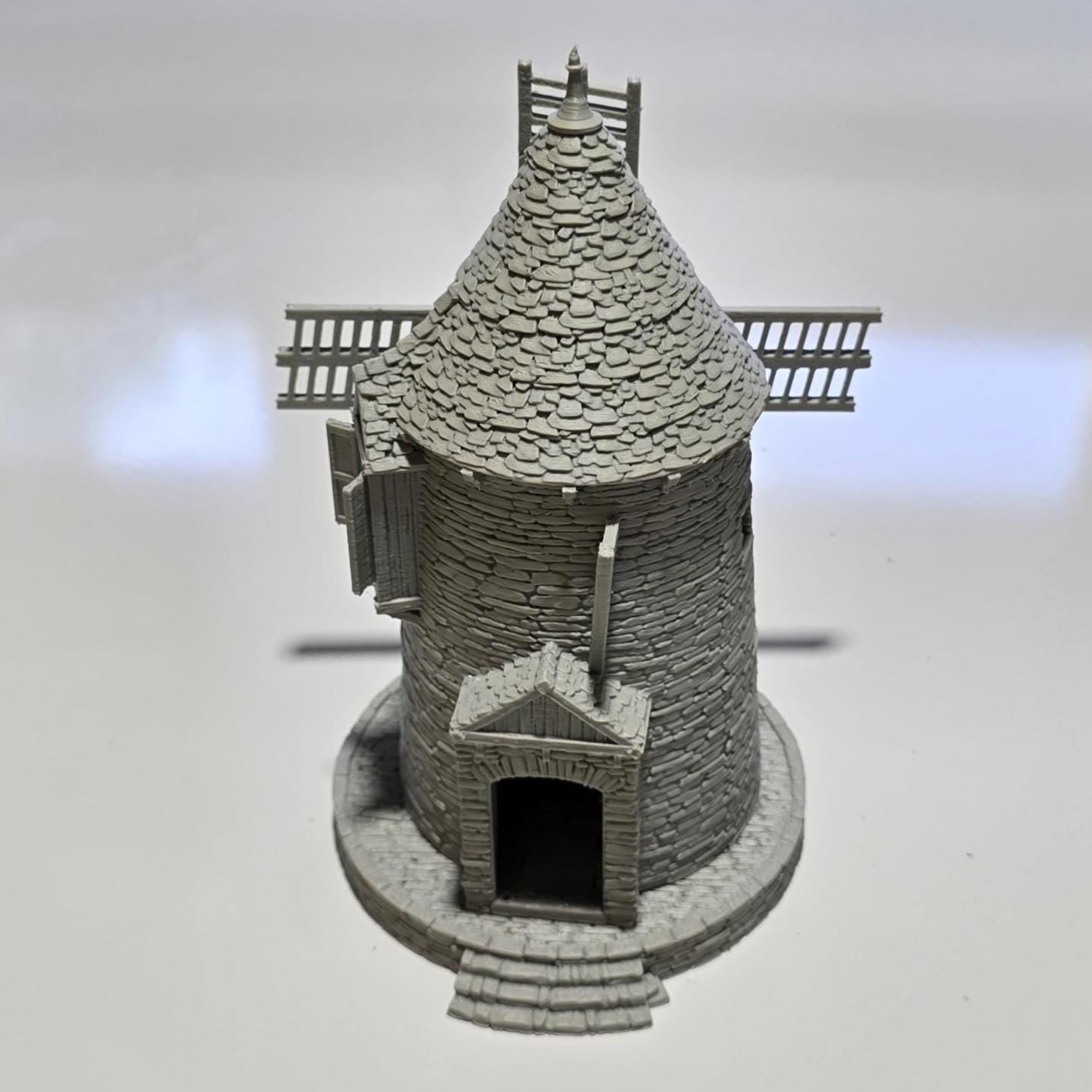 Greendale Windmill: Historical Colonial Windmill for D&D, Model Railroading, and Wargaming