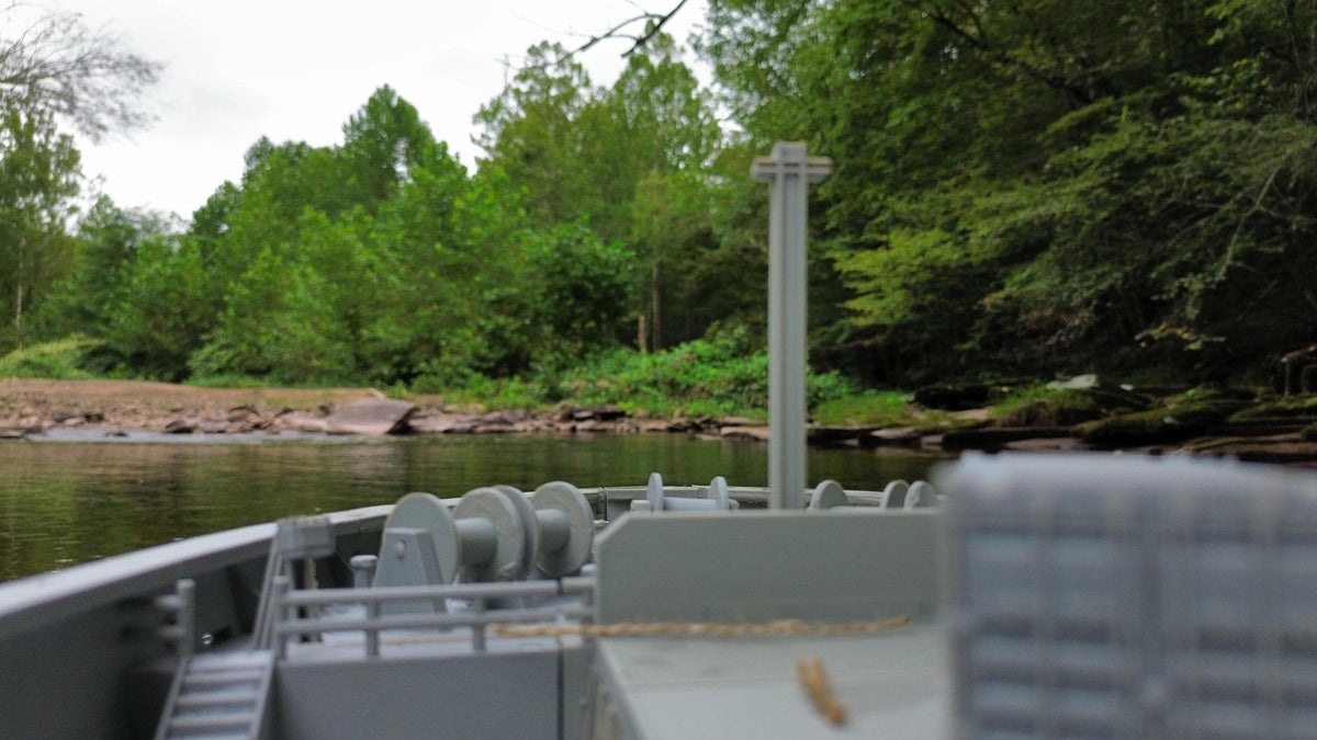 8ft Playable Cargo Ship: Modern Wargame Terrain, Removable Decks