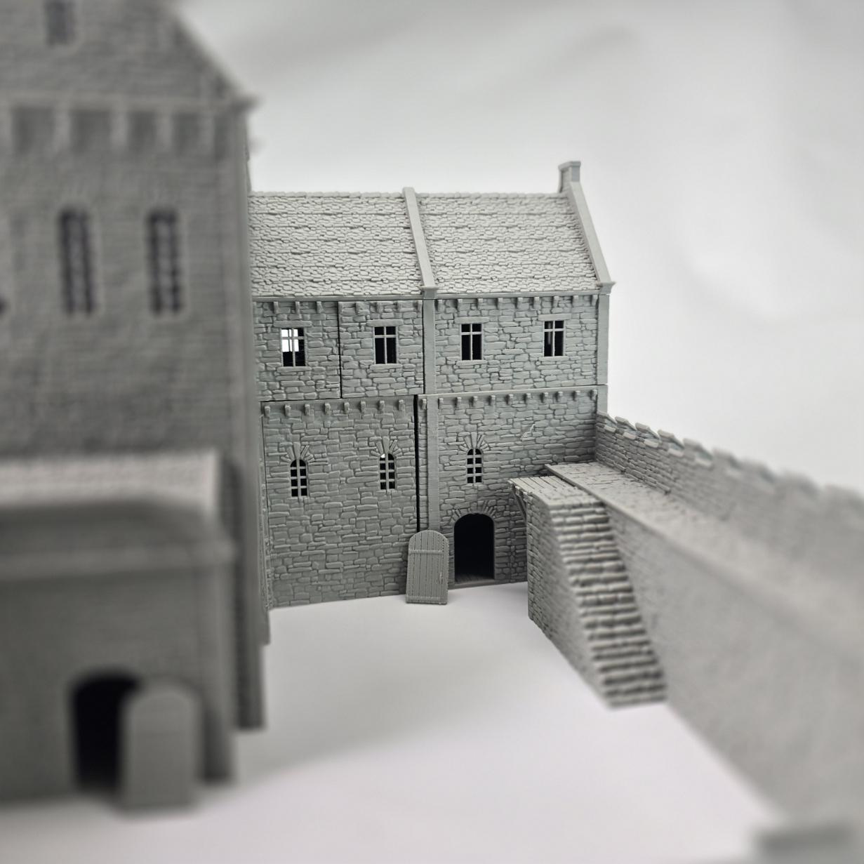 Greendale Castle: 14th Century Fortress for D&D, Model Railroading and Wargaming