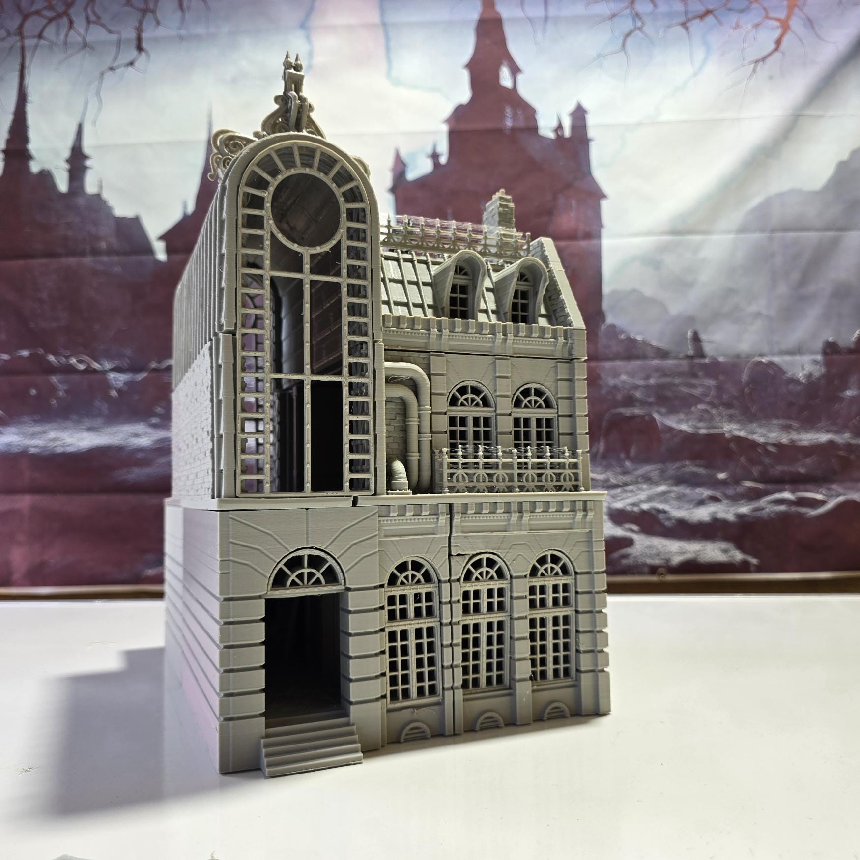 Laandan City Building 1 - Modern Role Playing -Industrial 28mm Terrain - - 28mm Terrain - terrain