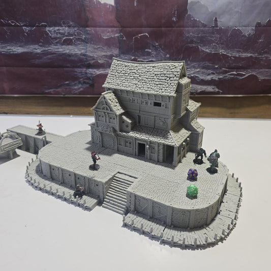 Ancrabourg Tavern, The Deepsea lantern Inn, Port Royal, Skirmish, D&D Terrain, Tabletop Terrain