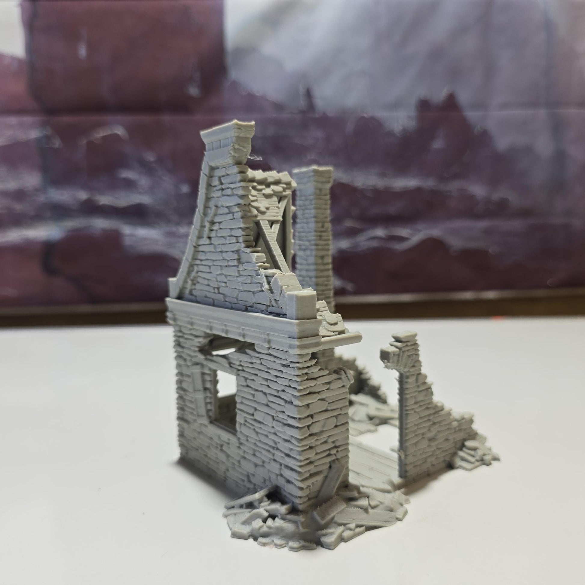 Steele Residence Ruin for DnD, Pathfinder, Bolt Action, Revolutionary War Games