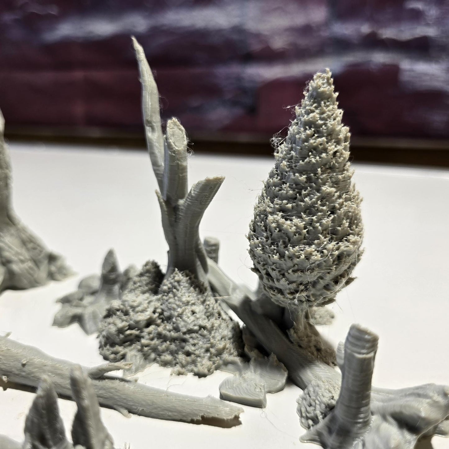 Fallen Woodland Expansion Pack: Stumps, Roots & Tree Remnants, Forest Scatter Terrain 28MM Tabletop Terrain, Gaming, Kingdom of Guardia