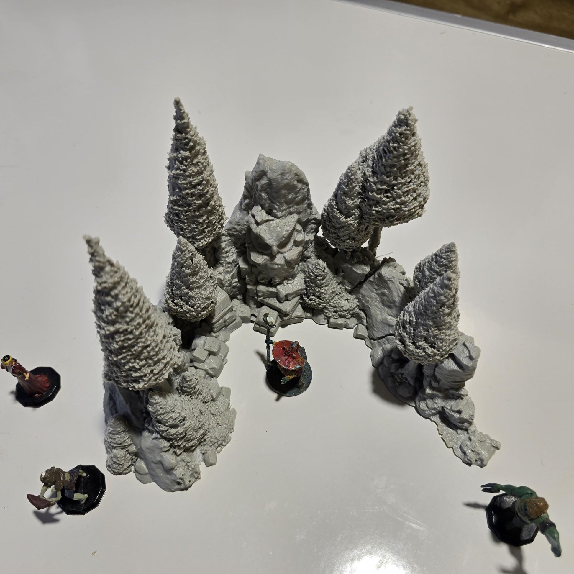 Grove of the Owl: Stone-Eye Glade Terrain Set 28MM Tabletop Terrain, Model Railroading, Gaming