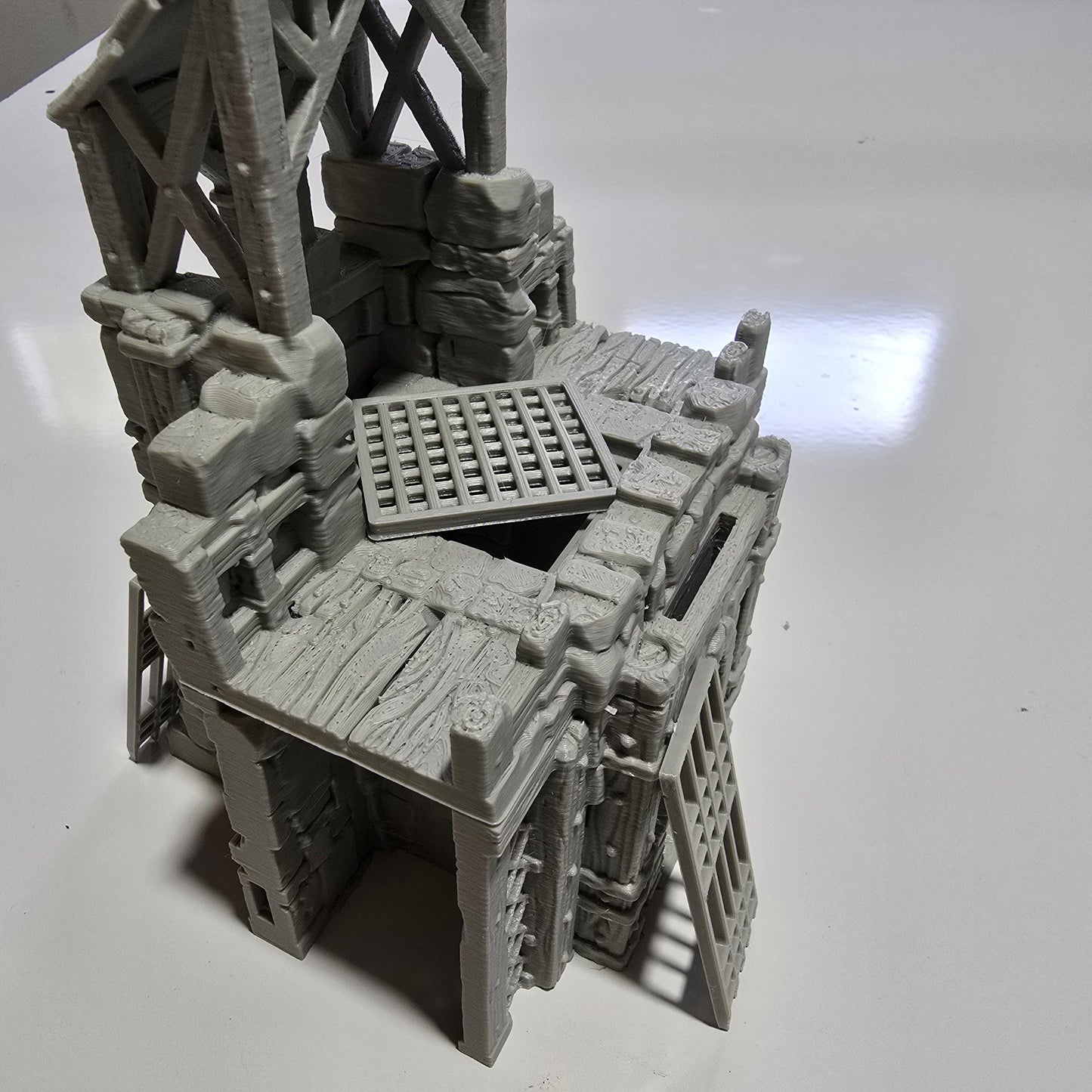 Guardia Small Gates: Medieval Fortress Gate Terrain Standard Tabletop Terrain, Gaming