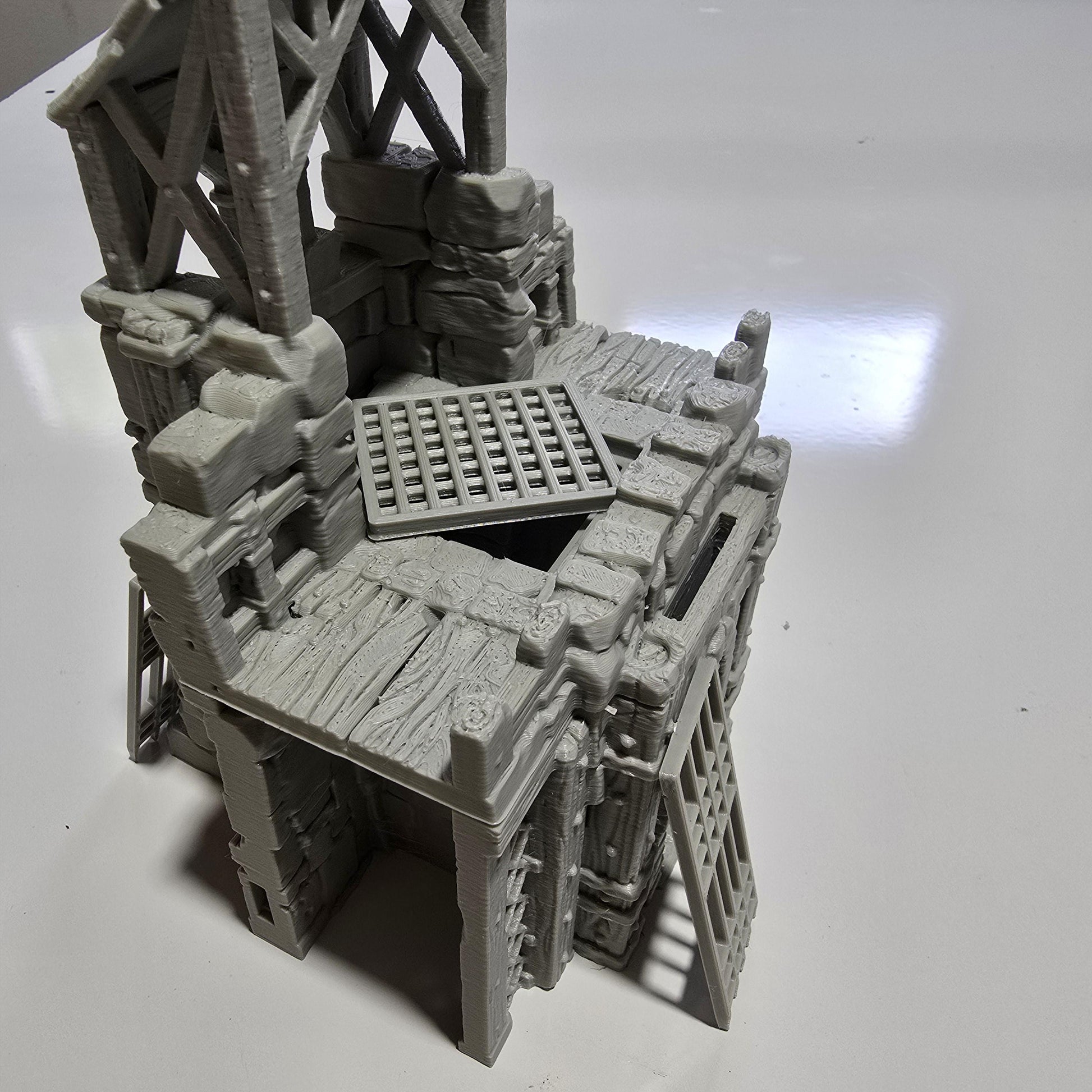 Guardia Small Gates: Medieval Fortress Gate Terrain Standard Tabletop Terrain, Gaming