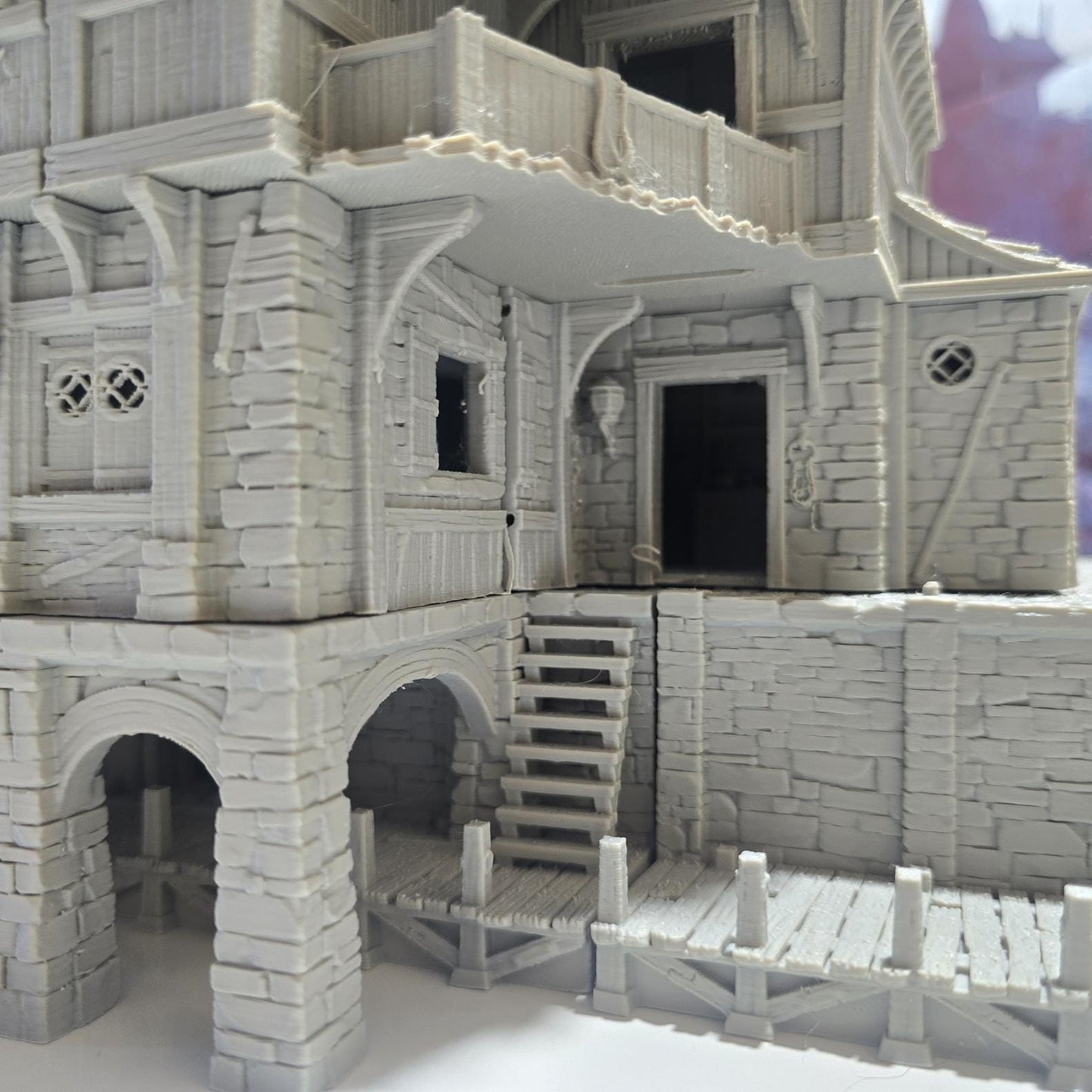 Ancrabourg Tavern, The Deepsea lantern Inn, Port Royal, Skirmish, D&D Terrain, Tabletop Terrain