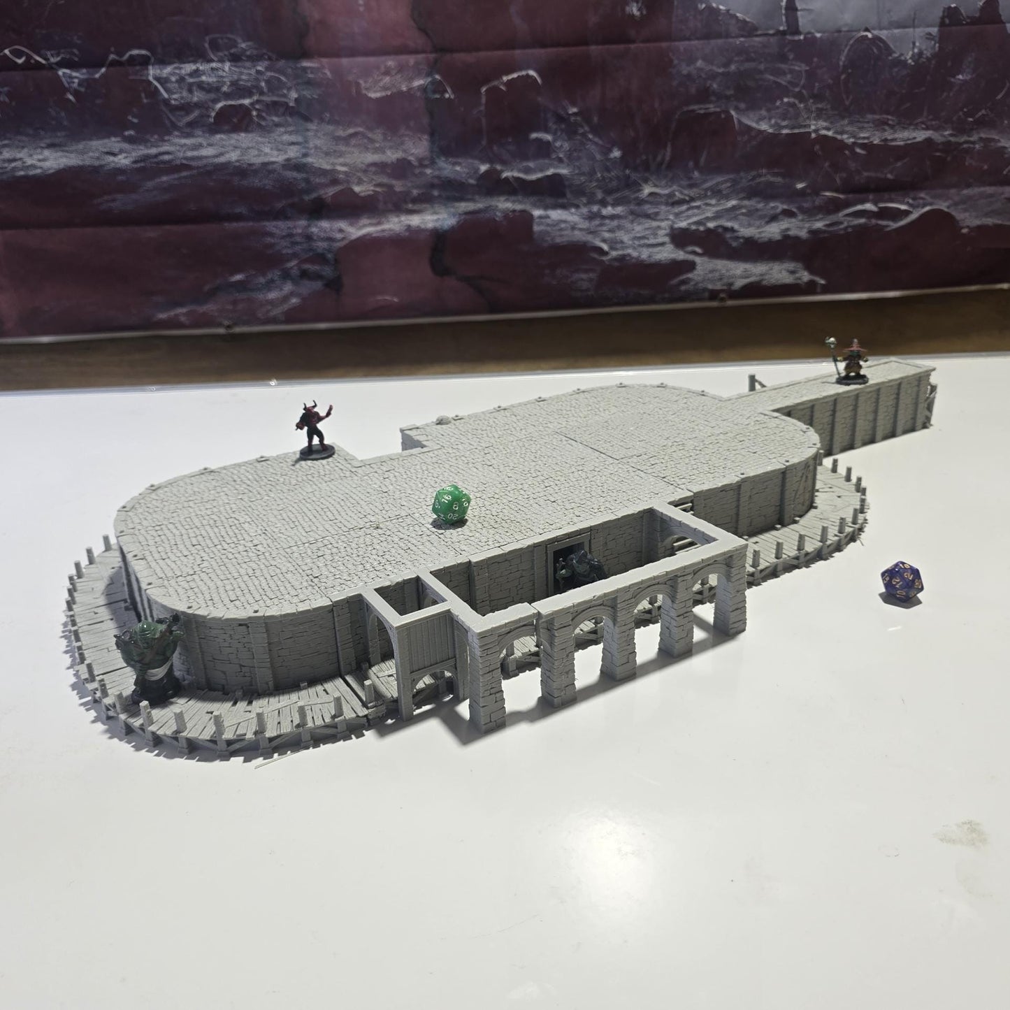 Ancrabourg Tavern, The Deepsea lantern Inn, Port Royal, Skirmish, D&D Terrain, Tabletop Terrain