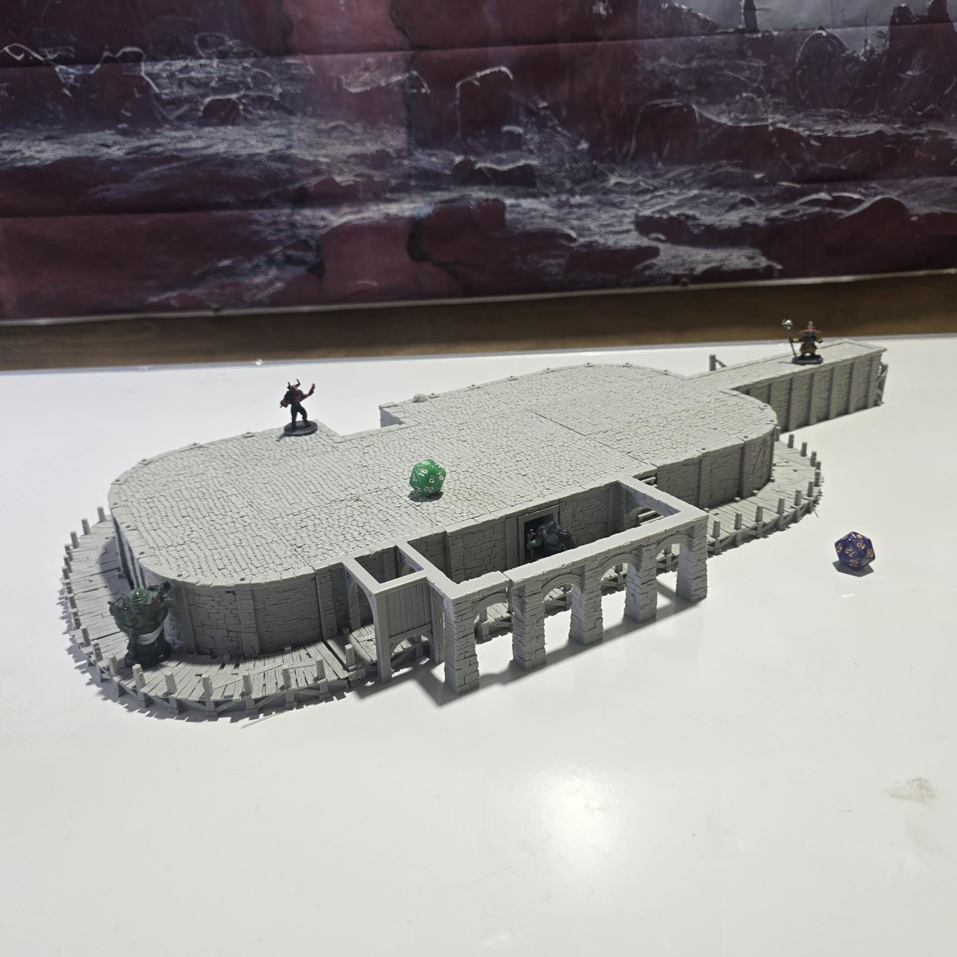 Ancrabourg Tavern, The Deepsea lantern Inn, Port Royal, Skirmish, D&D Terrain, Tabletop Terrain