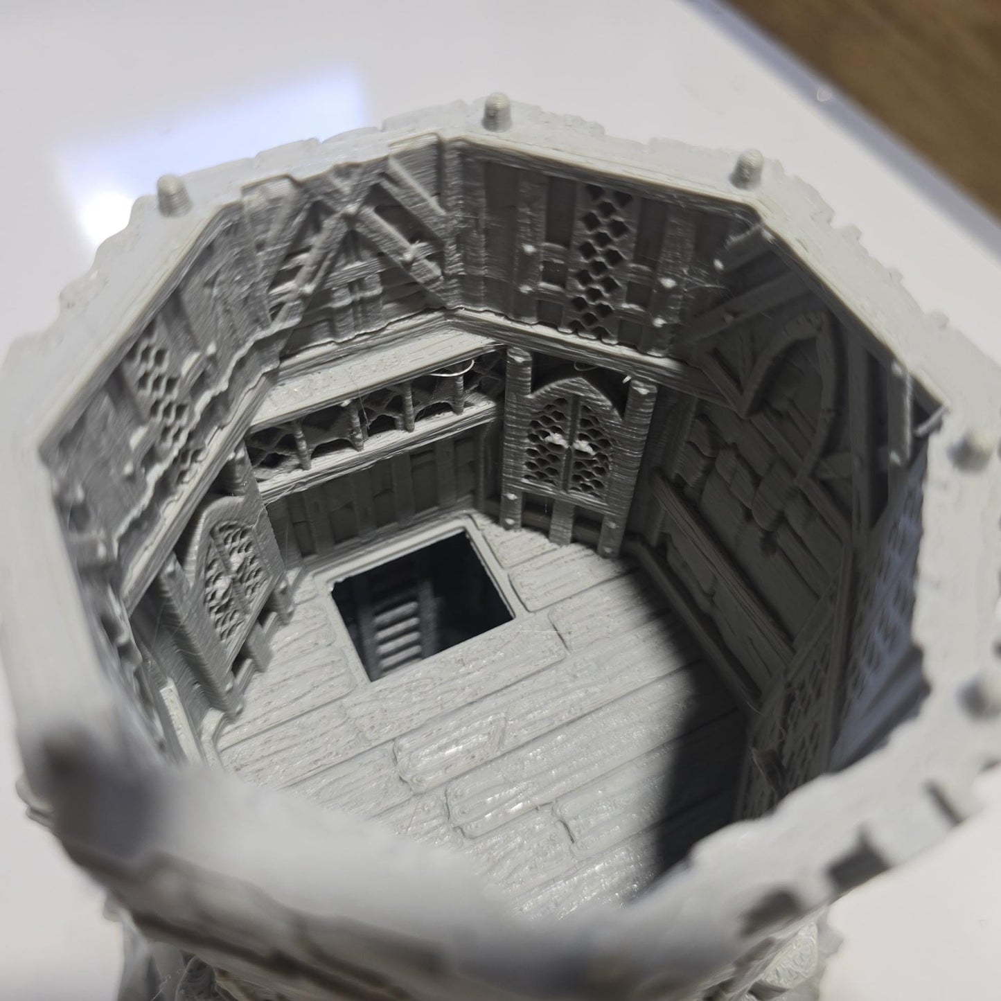 Outpost Tower: Medieval Watchtower Terrain Standard Tabletop Terrain, Gaming