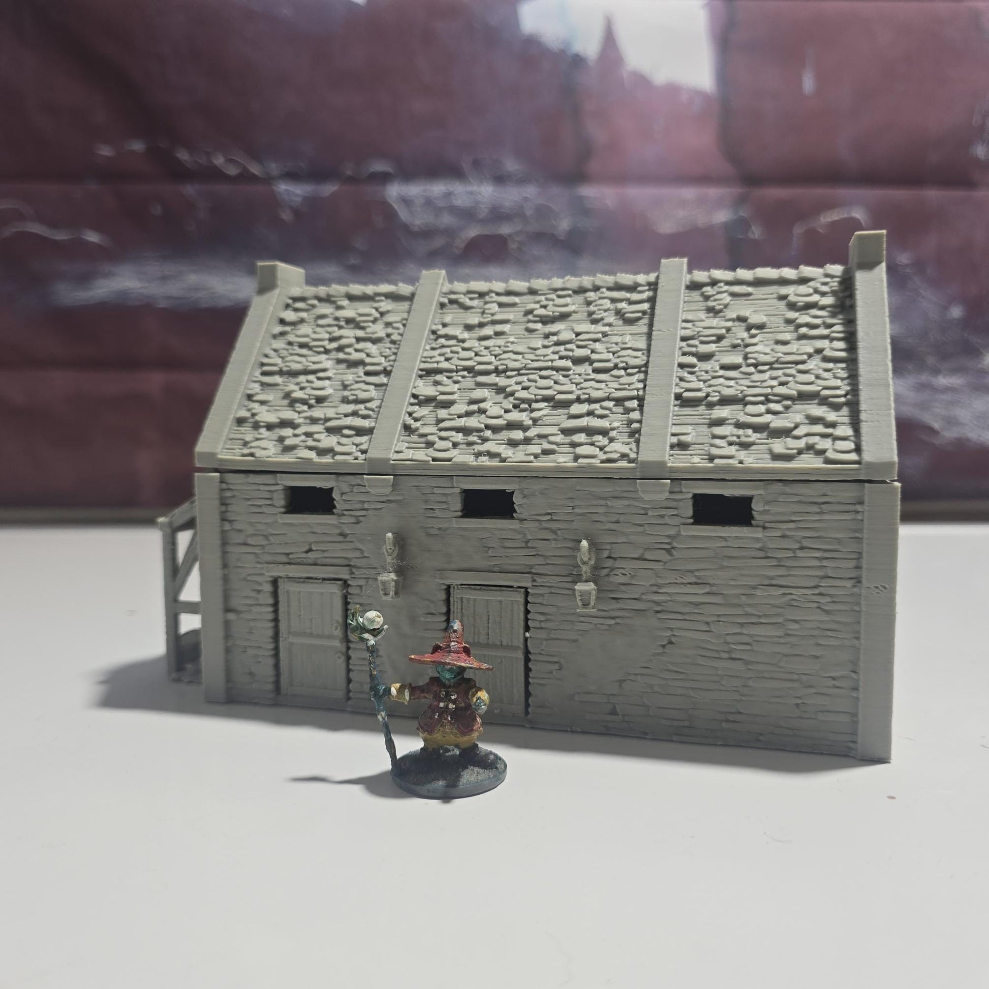 Greendale Cattle Shed: Historical Colonial Barn for D&D, Model Railroading, and Wargaming