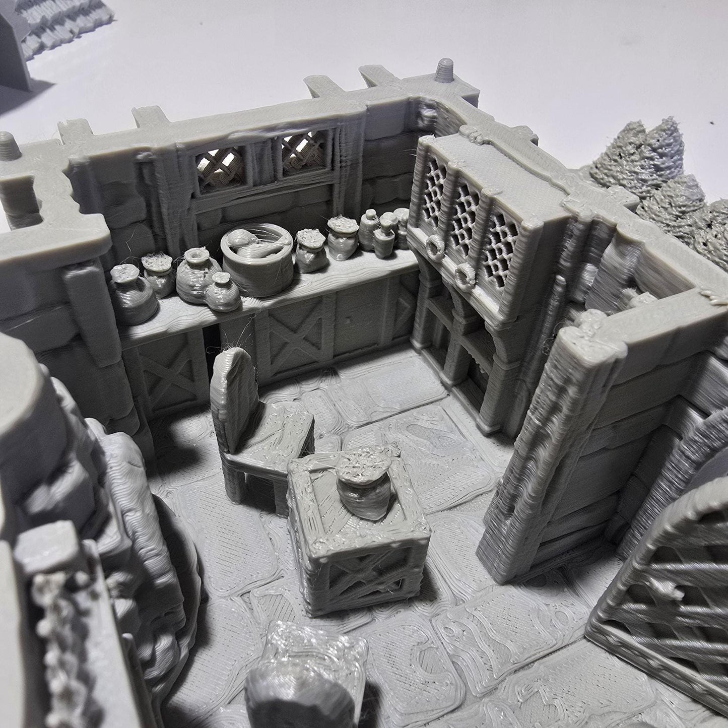 Humble Hearth Cottage: Woodland Peasant Home 28MM Tabletop Terrain, Model Railroading, Gaming