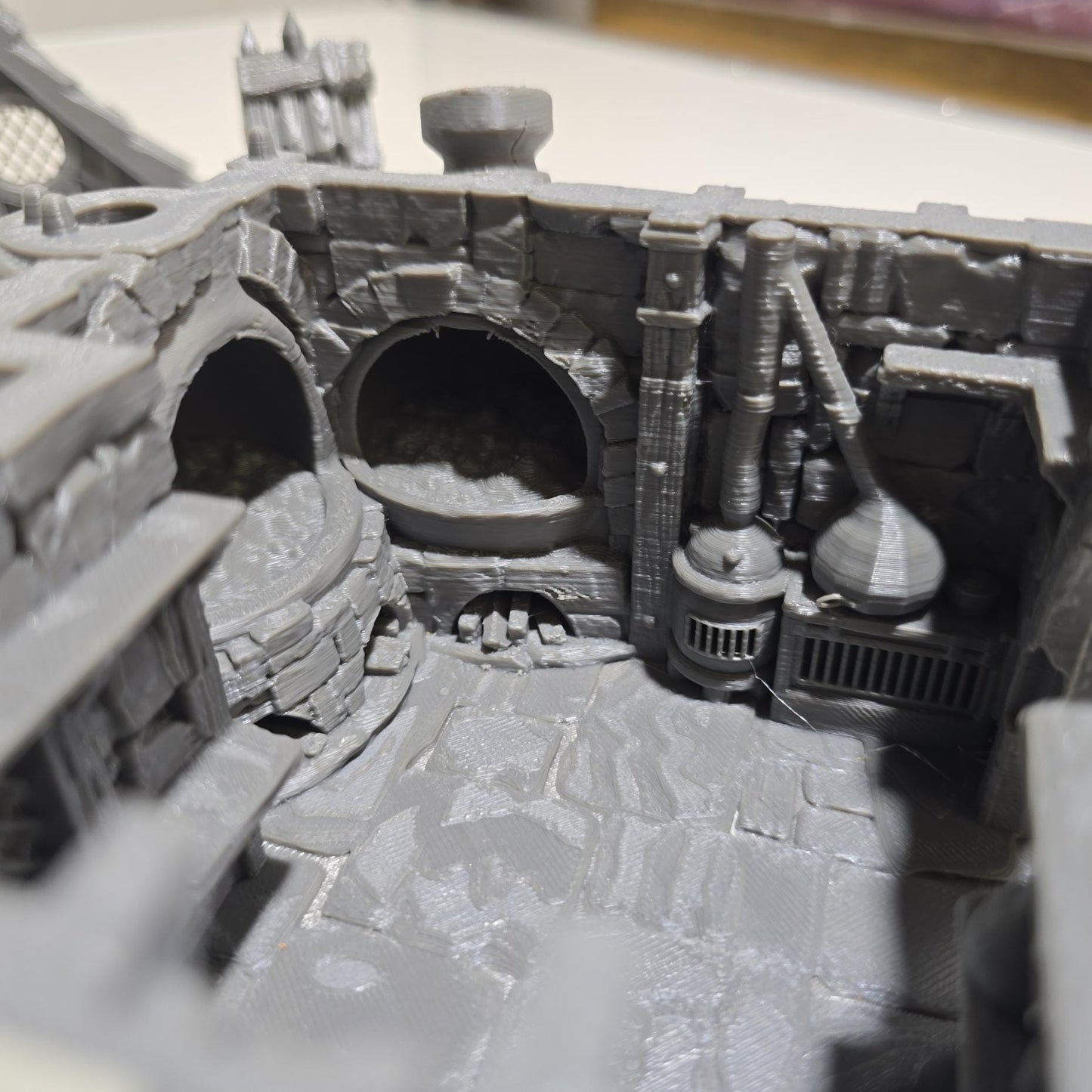 Alchemist Hut: Medieval Fantasy Alchemy Workshop Terrain Standard Tabletop Terrain, Gaming