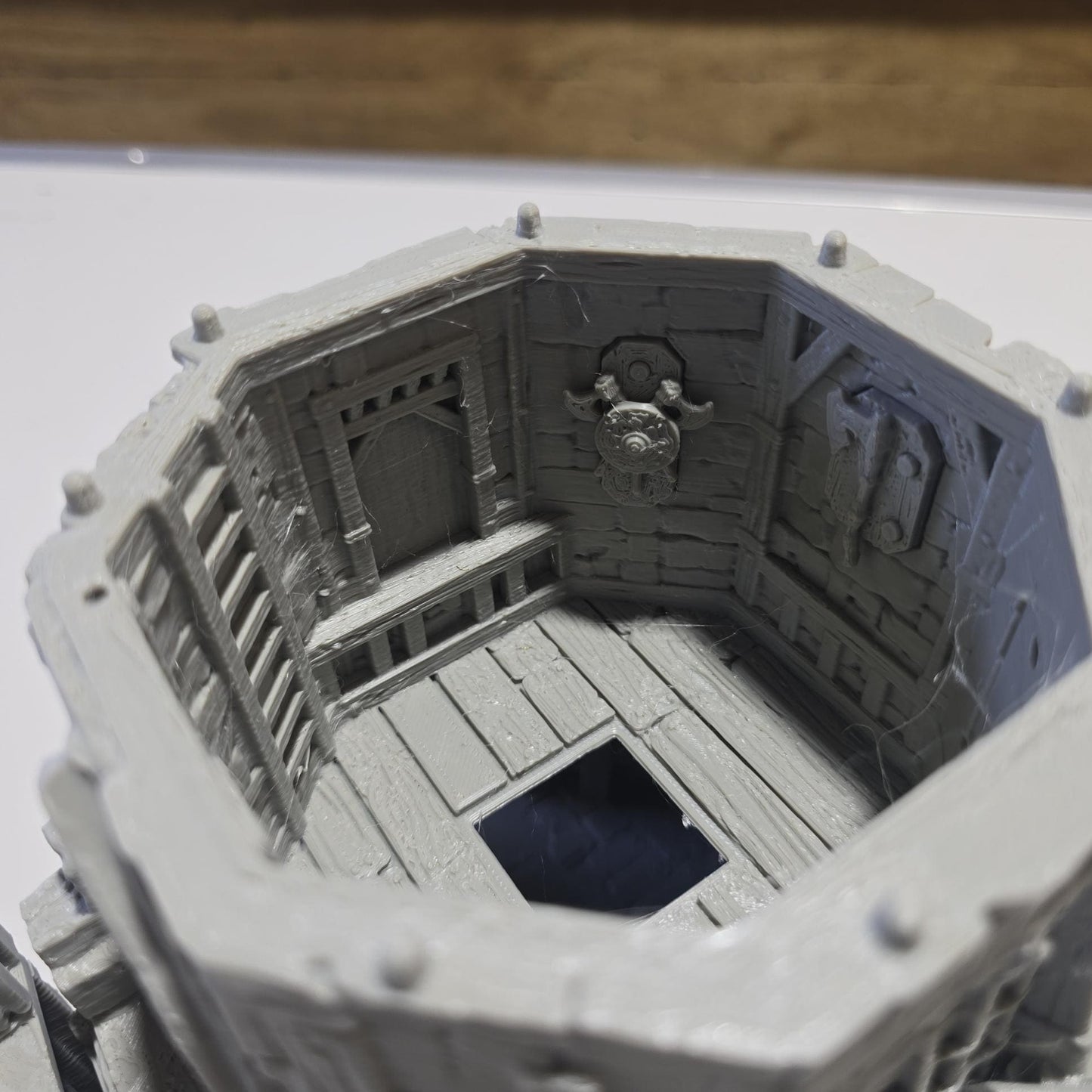 Outpost Tower: Medieval Watchtower Terrain Standard Tabletop Terrain, Gaming