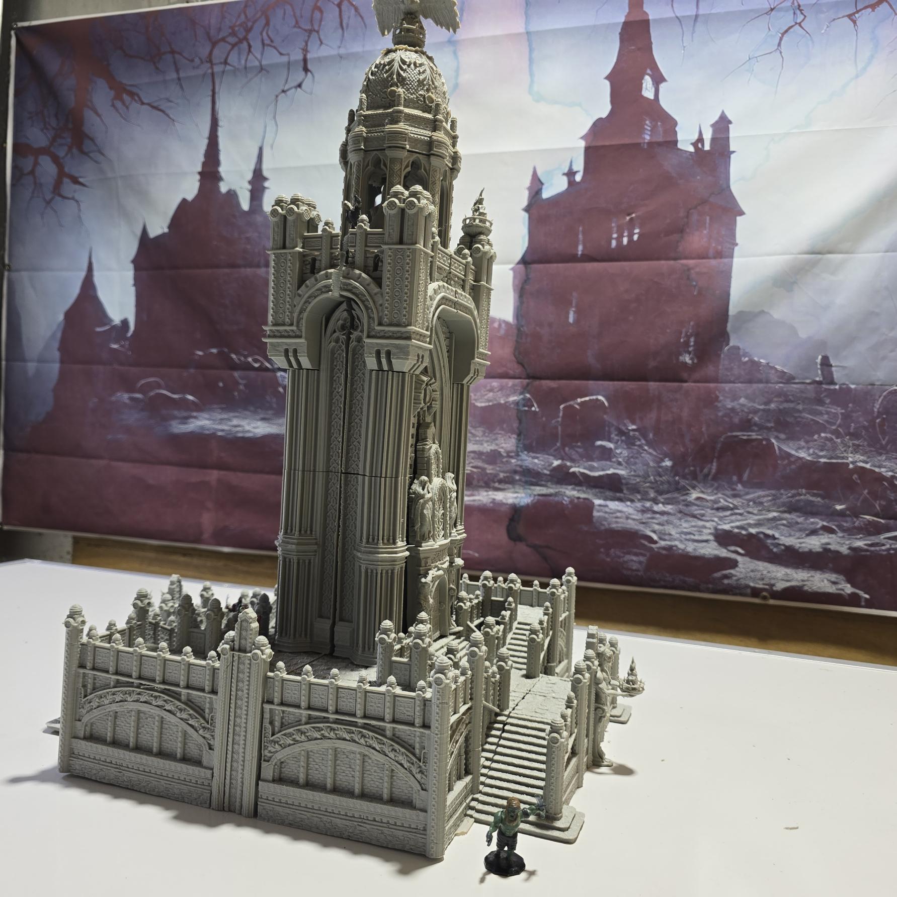 Twilight Tower Grimdark Imperium: Medieval Epoch Fortress - Tabletop Terrain for Wargaming and RPGs