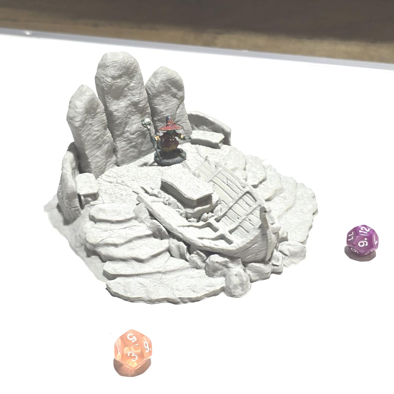 Viking Burial Site: Medieval Burial Ground for D&D, Model Railroading and Wargaming