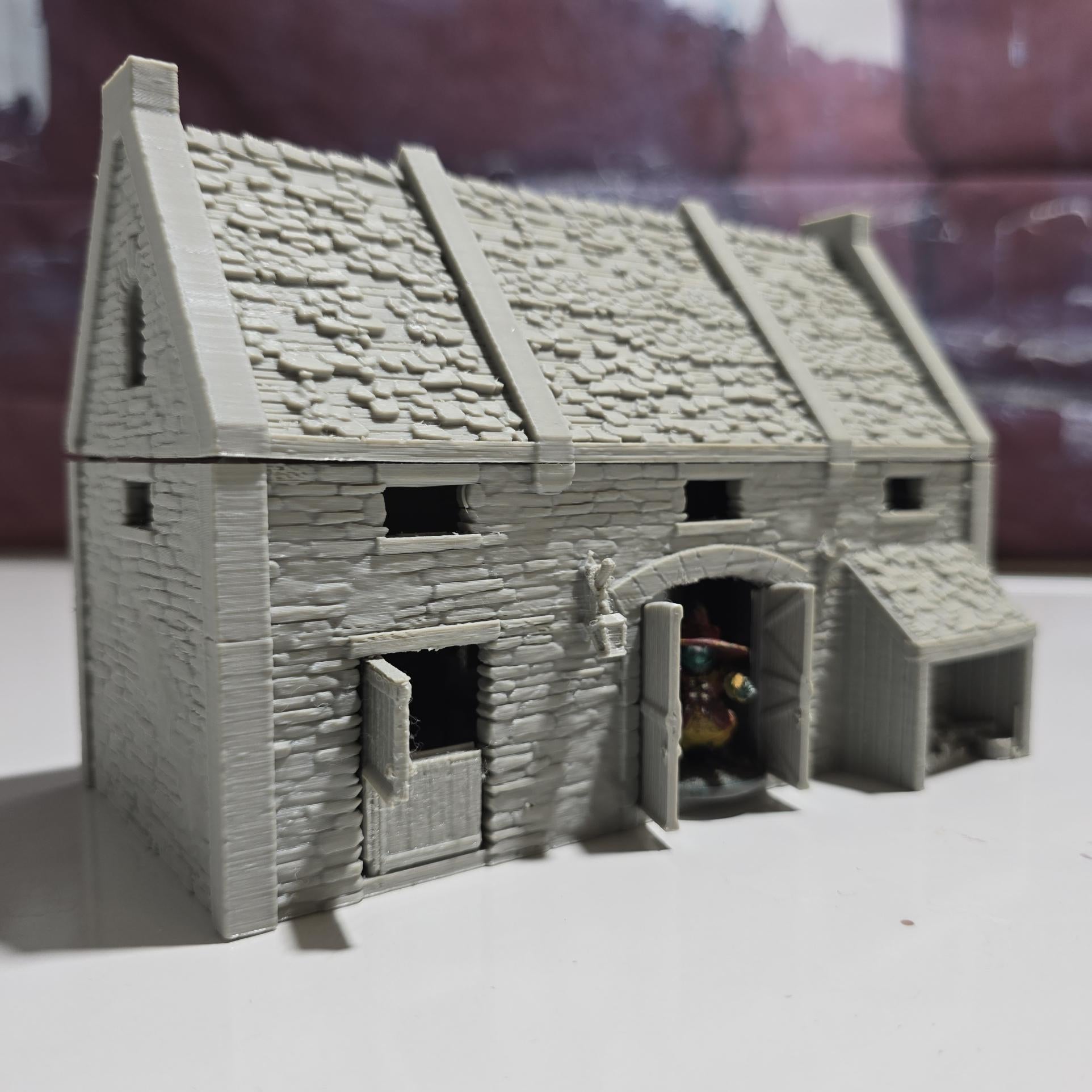 Greendale Cattle Shed: Historical Colonial Barn for D&D, Model Railroading, and Wargaming