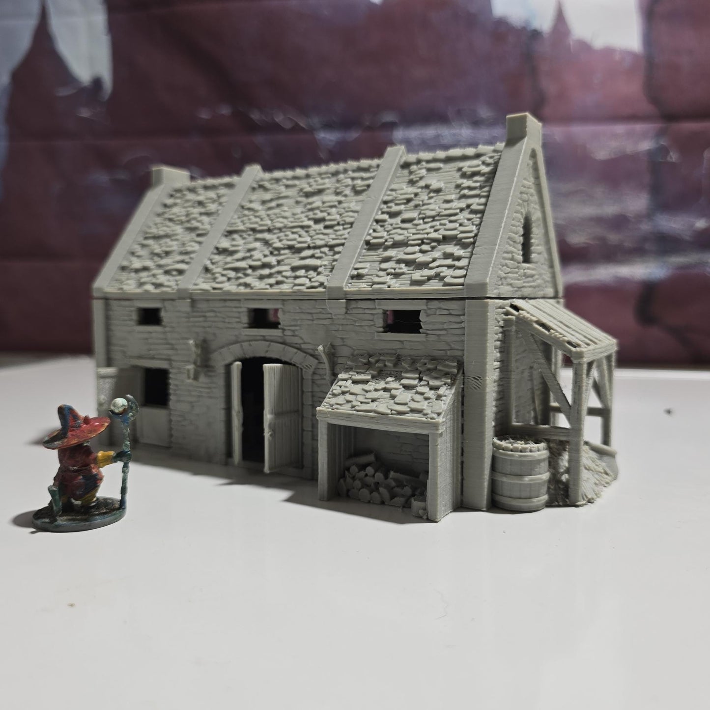 Greendale Cattle Shed: Historical Colonial Barn for D&D, Model Railroading, and Wargaming