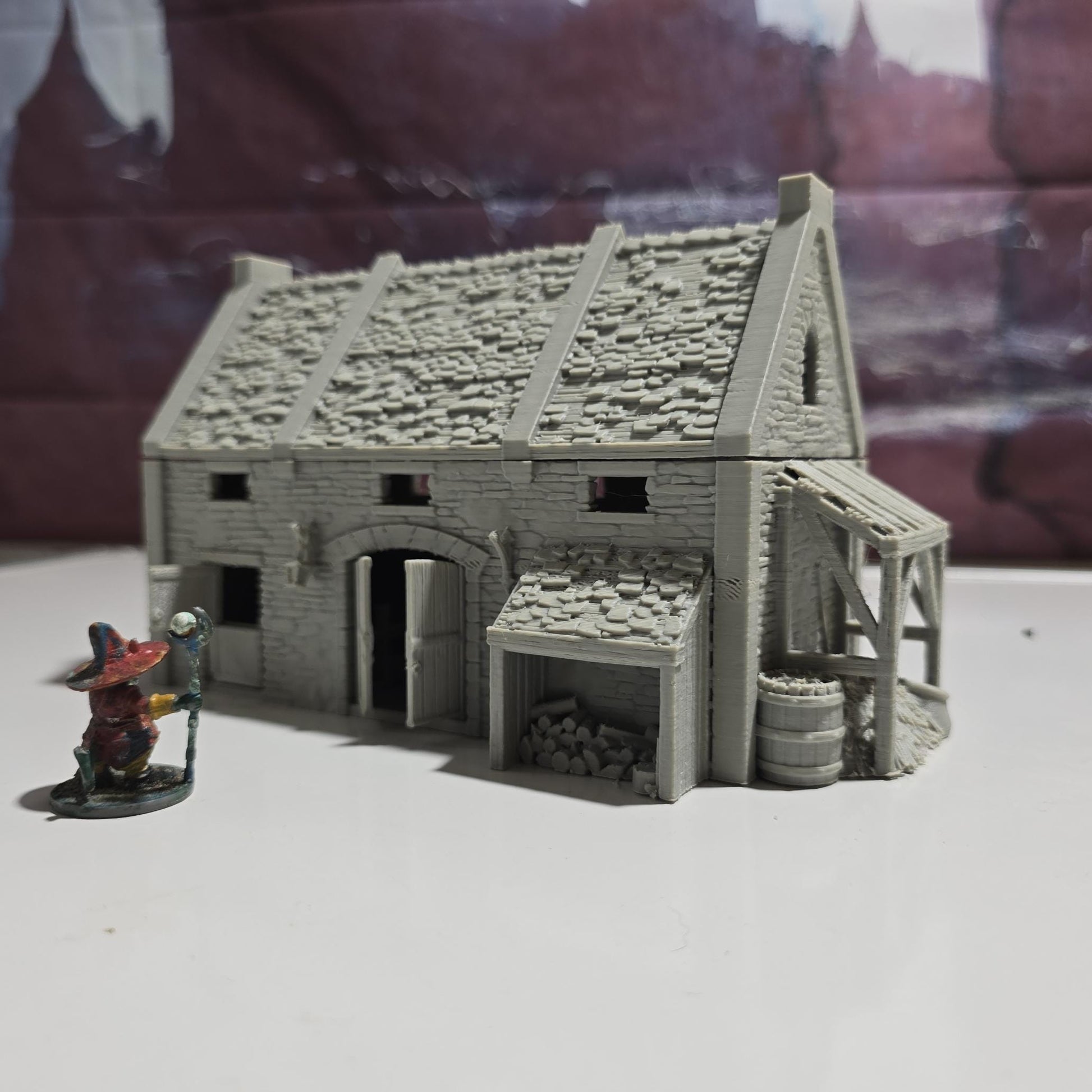Greendale Cattle Shed: Historical Colonial Barn for D&D, Model Railroading, and Wargaming