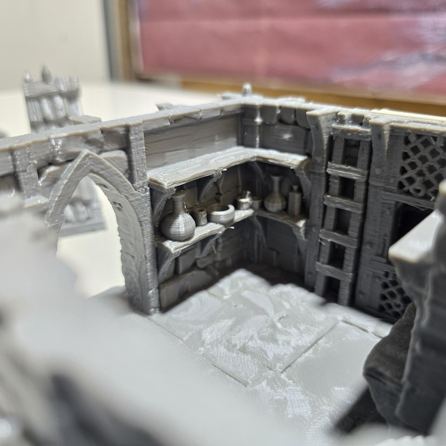 Alchemist Hut: Medieval Fantasy Alchemy Workshop Terrain Standard Tabletop Terrain, Gaming