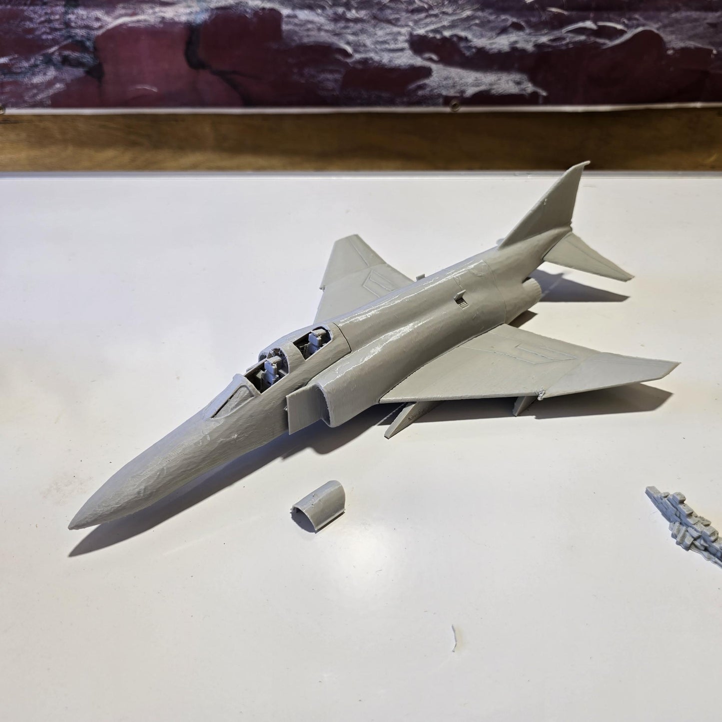F-4 Phantom II, bomber, fighter-interceptor, American Jet, Modern warfare, Tabletop terrain, Vietnam War,