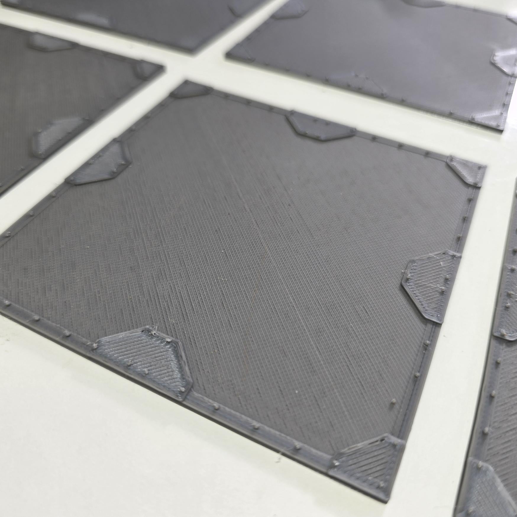 Sector Forge Road System A – Standard Deck Pattern 4x4 Modular Sci-Fi Terrain Tiles
