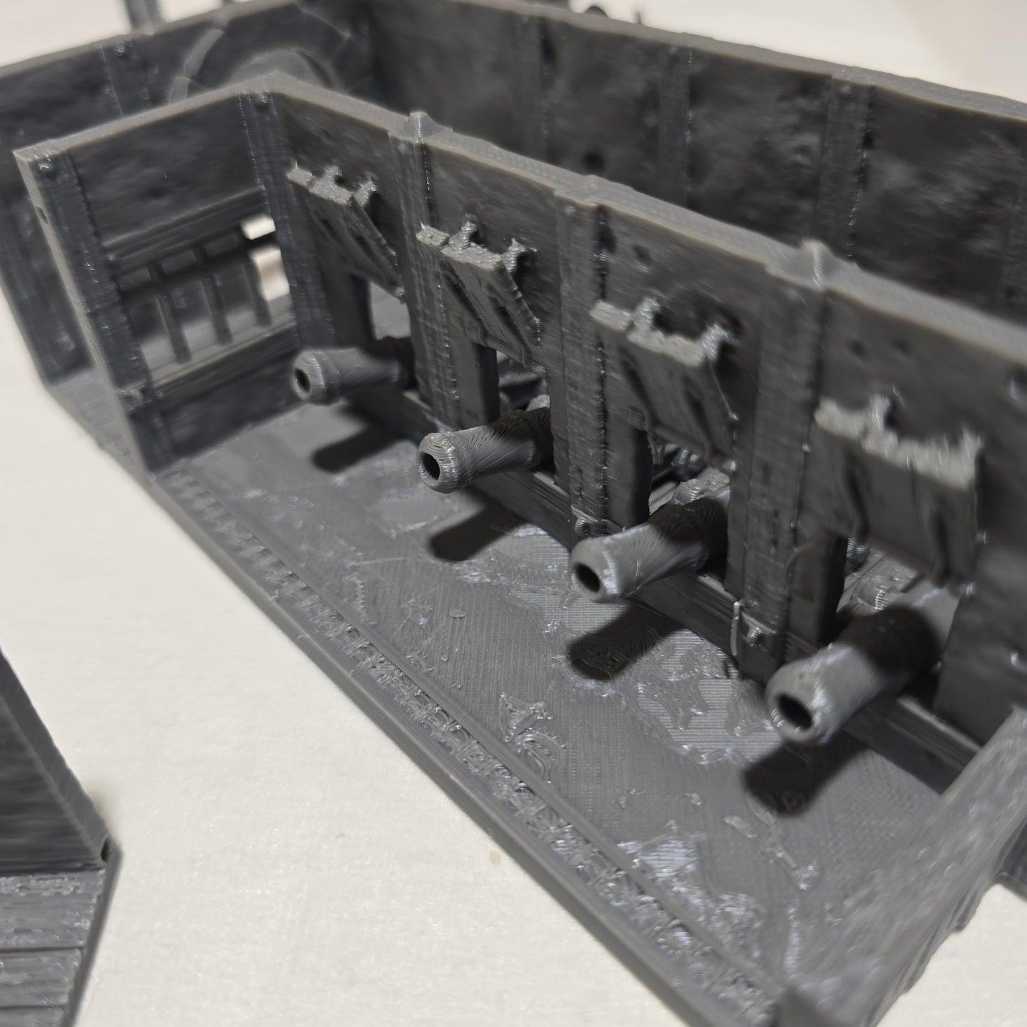 Back Alley Fight Arena: Medieval Urban Combat Pit Standard Tabletop Terrain, Gaming