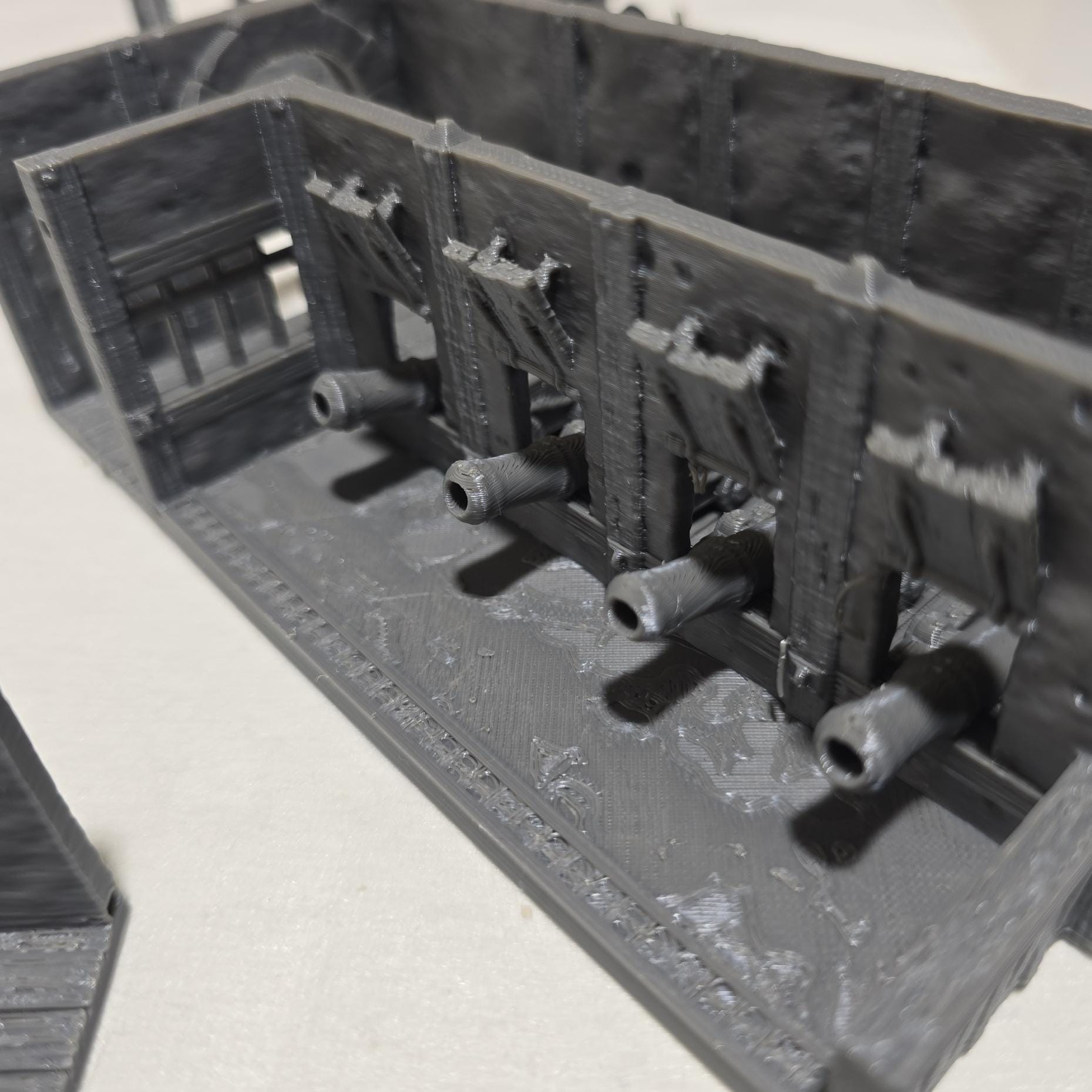 Back Alley Fight Arena: Medieval Urban Combat Pit Standard Tabletop Terrain, Gaming