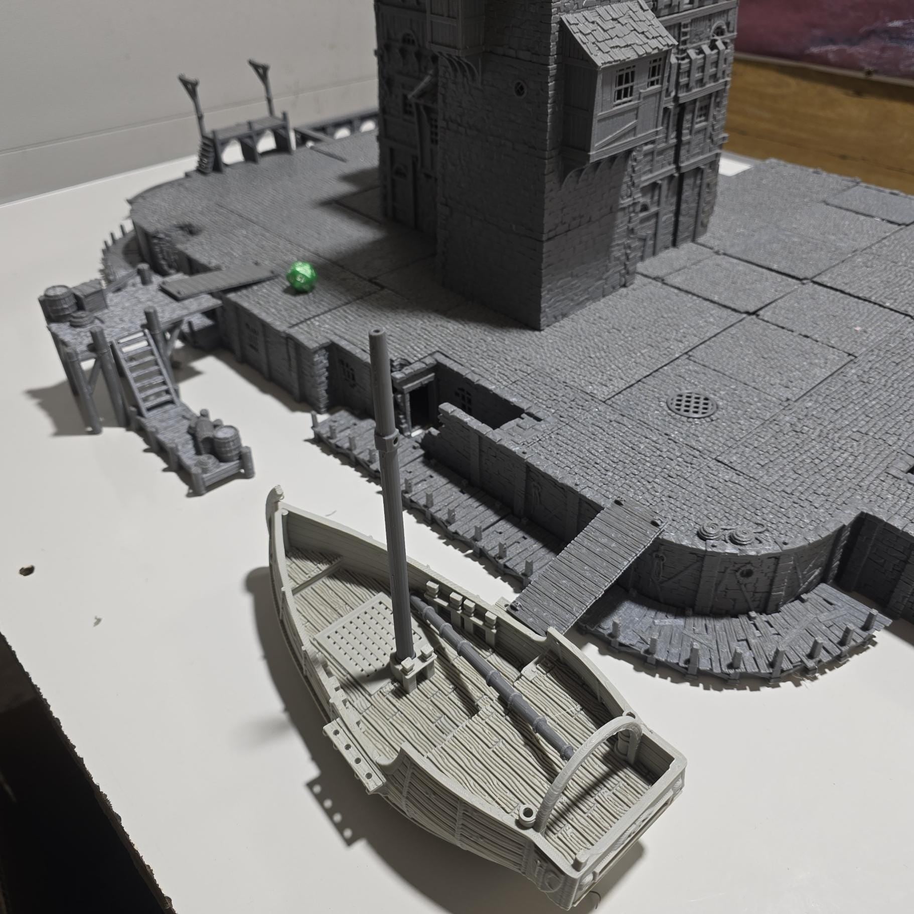 Ancrabourg Prison Complex, Prison, jail, lockup, Port Royal, Skirmish, D&D Terrain, Tabletop Terrain