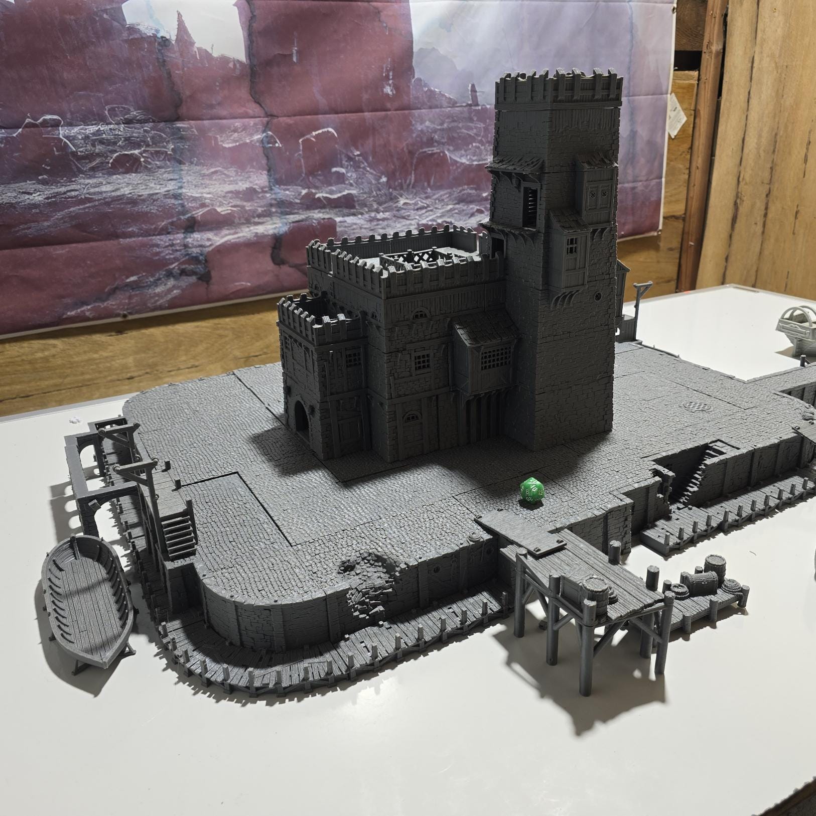 Ancrabourg Prison Complex, Prison, jail, lockup, Port Royal, Skirmish, D&D Terrain, Tabletop Terrain