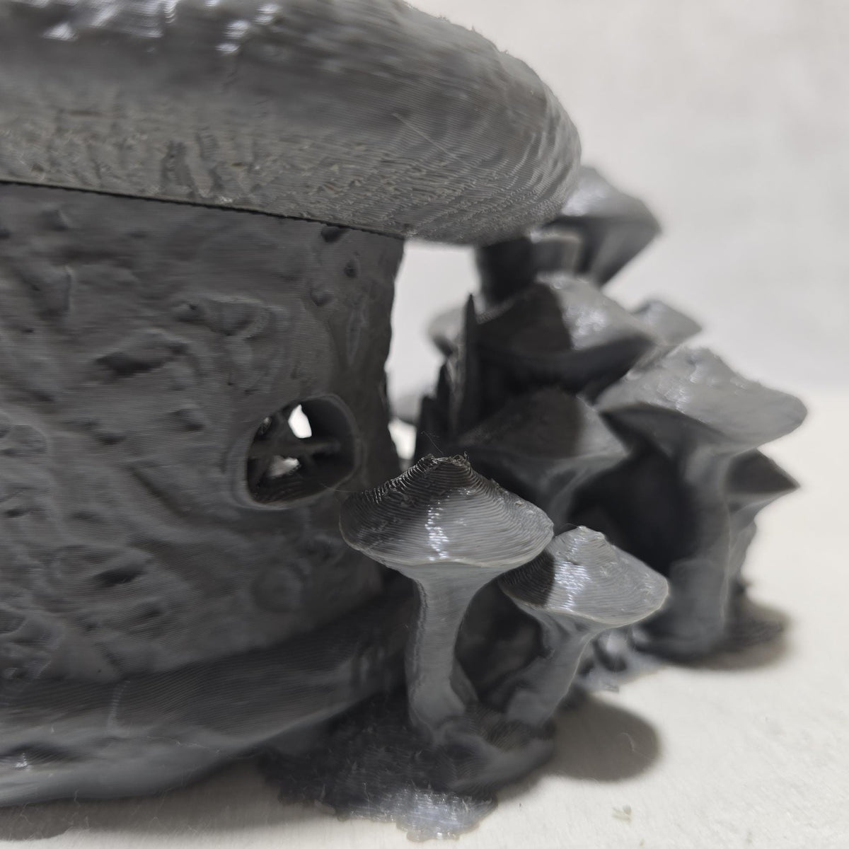 Sporekeeper’s Mushroom House – 3D Printed Unpainted PLA Building for Tabletop RPGs, DnD, Pathfinder & Wargaming