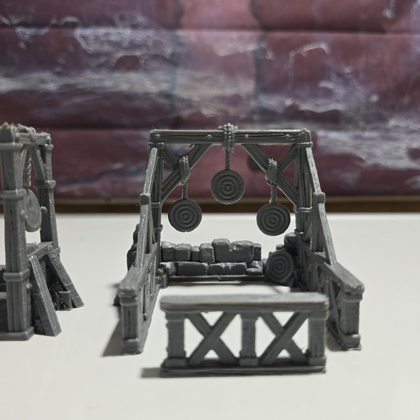 Training Yard: Medieval Archery Range & Sparring Grounds 28MM Tabletop Terrain