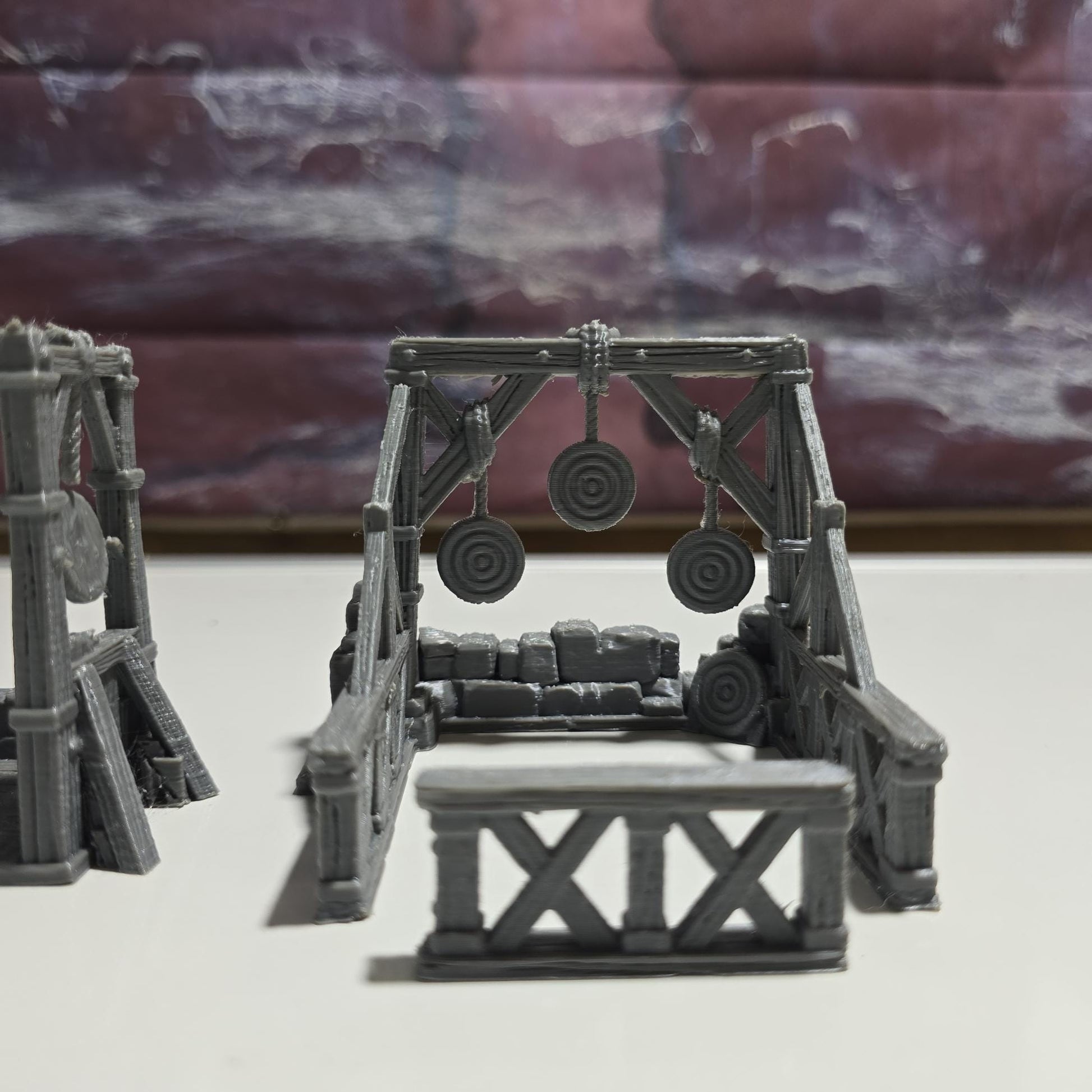 Training Yard: Medieval Archery Range & Sparring Grounds 28MM Tabletop Terrain