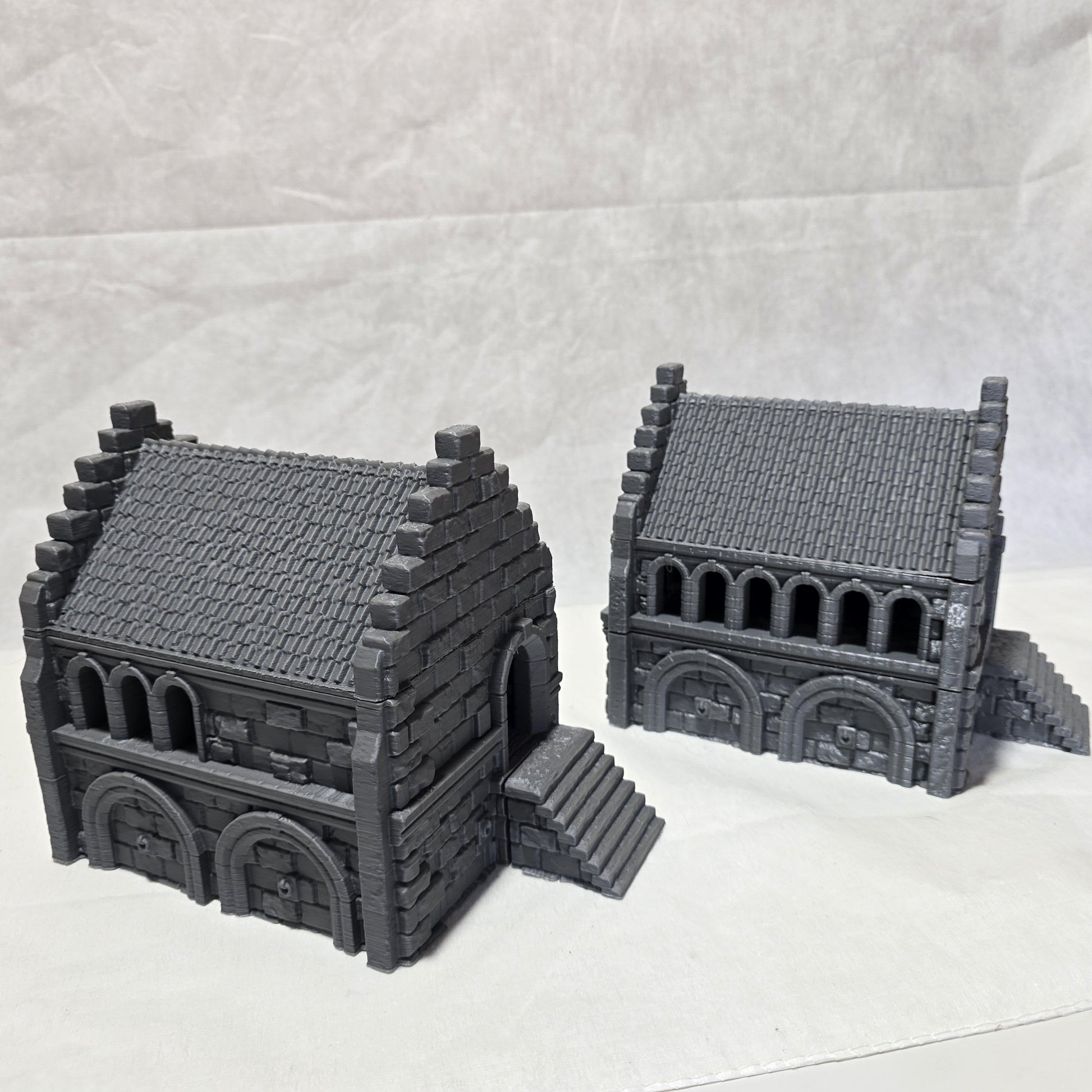 Building 1 SET, 4 Buildings, Ivory Citadel, Ivory Towers, Ivory Building, Dungeons and Dragons, LOTR