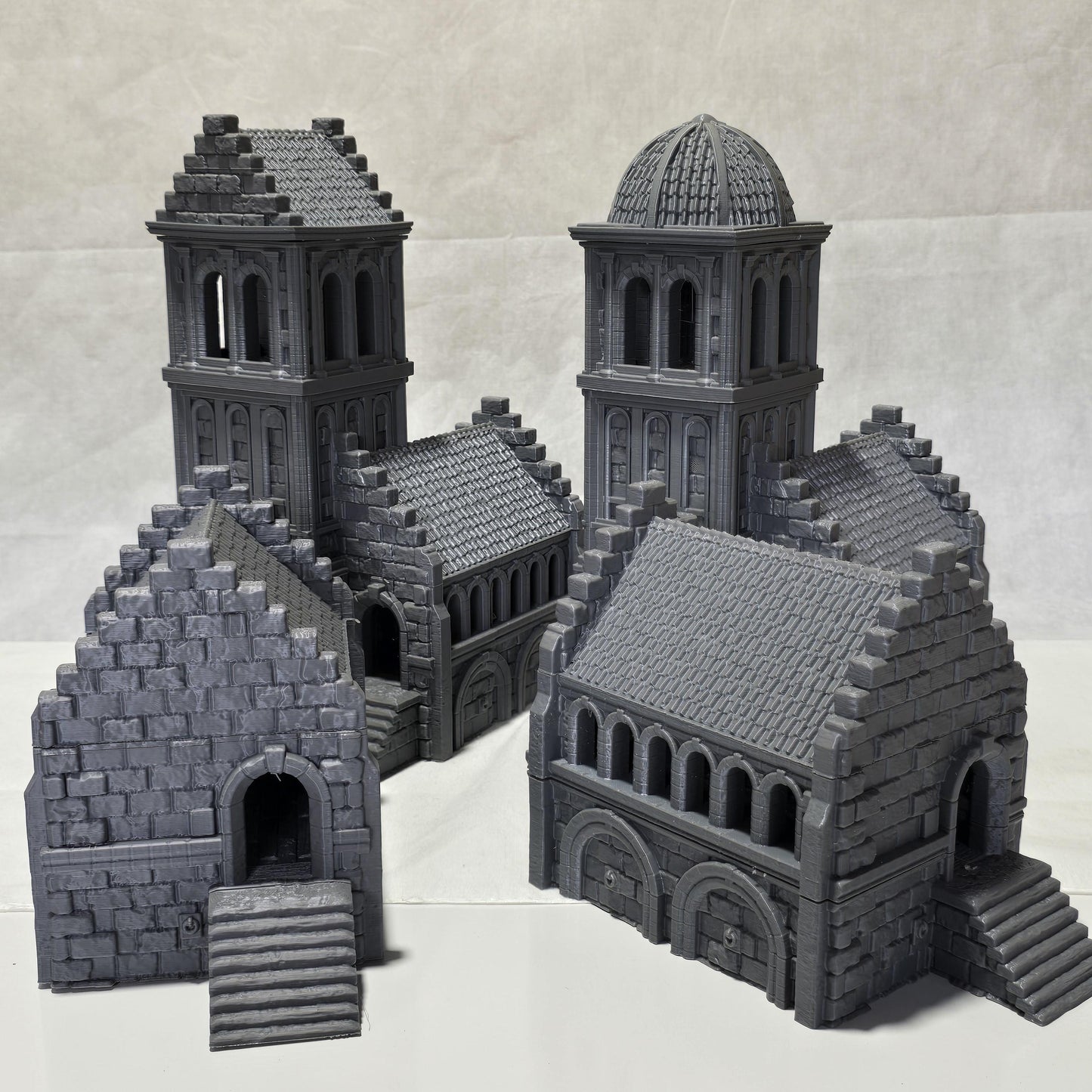 Building 1 SET, 4 Buildings, Ivory Citadel, Ivory Towers, Ivory Building, Dungeons and Dragons, LOTR
