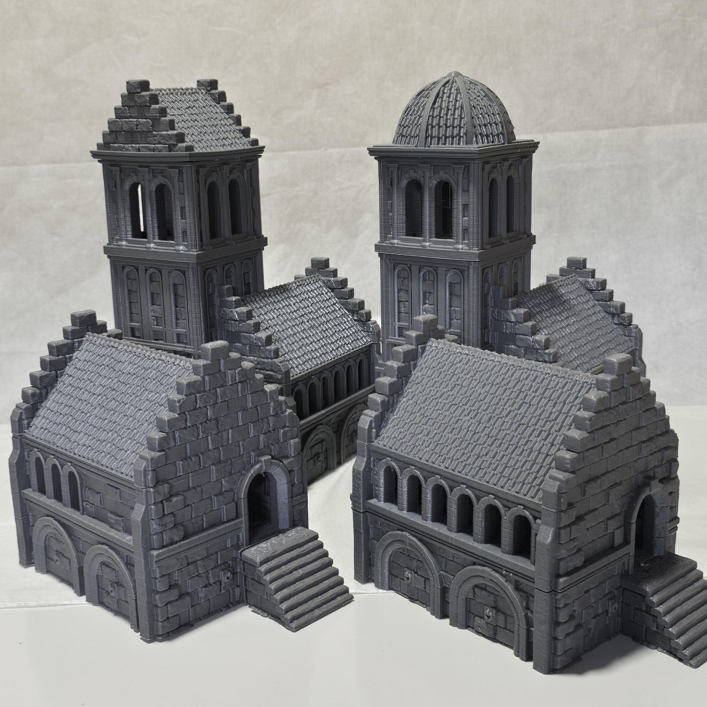Building 1 SET, 4 Buildings, Ivory Citadel, Ivory Towers, Ivory Building, Dungeons and Dragons, LOTR